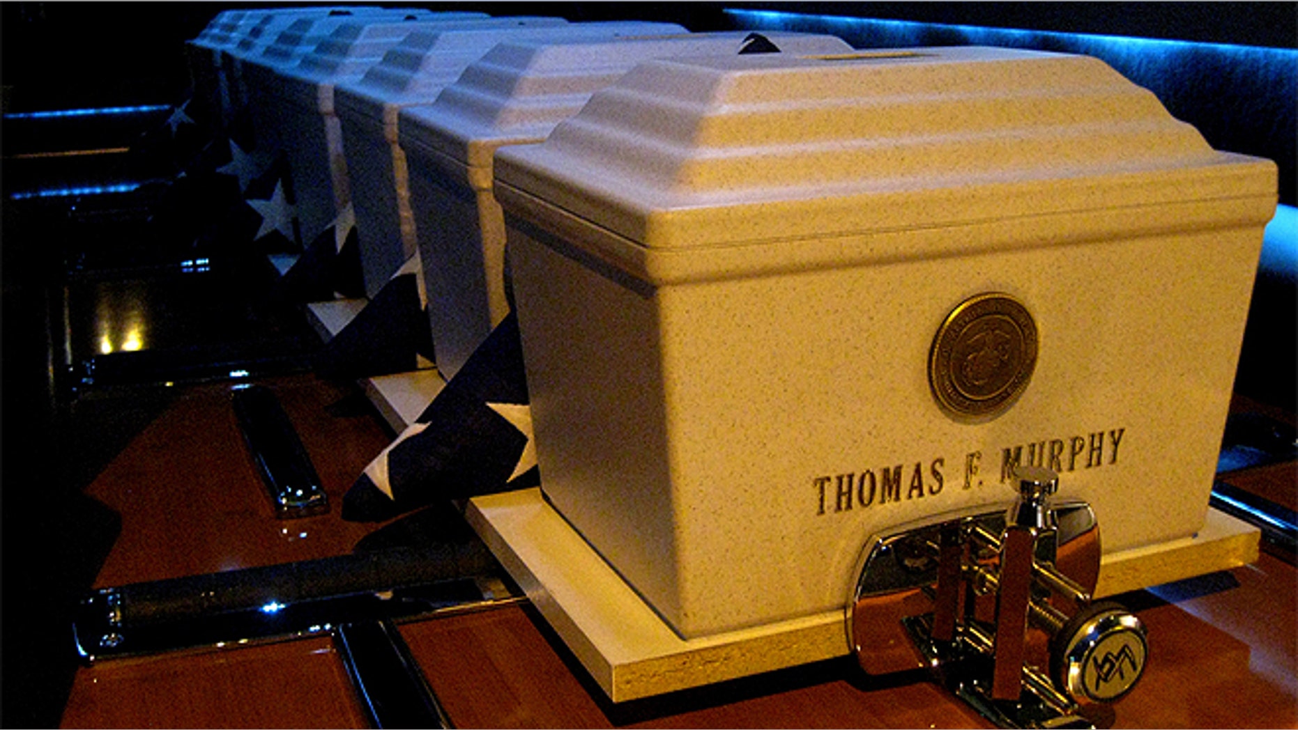 These cremated remains were interred in October at the West Virginia National Cemetery in Grafton during a ceremony held by Missing in America Project officials. The veterans served during World War II and the Korean and Vietnam wars. (Courtesy: MIAP)