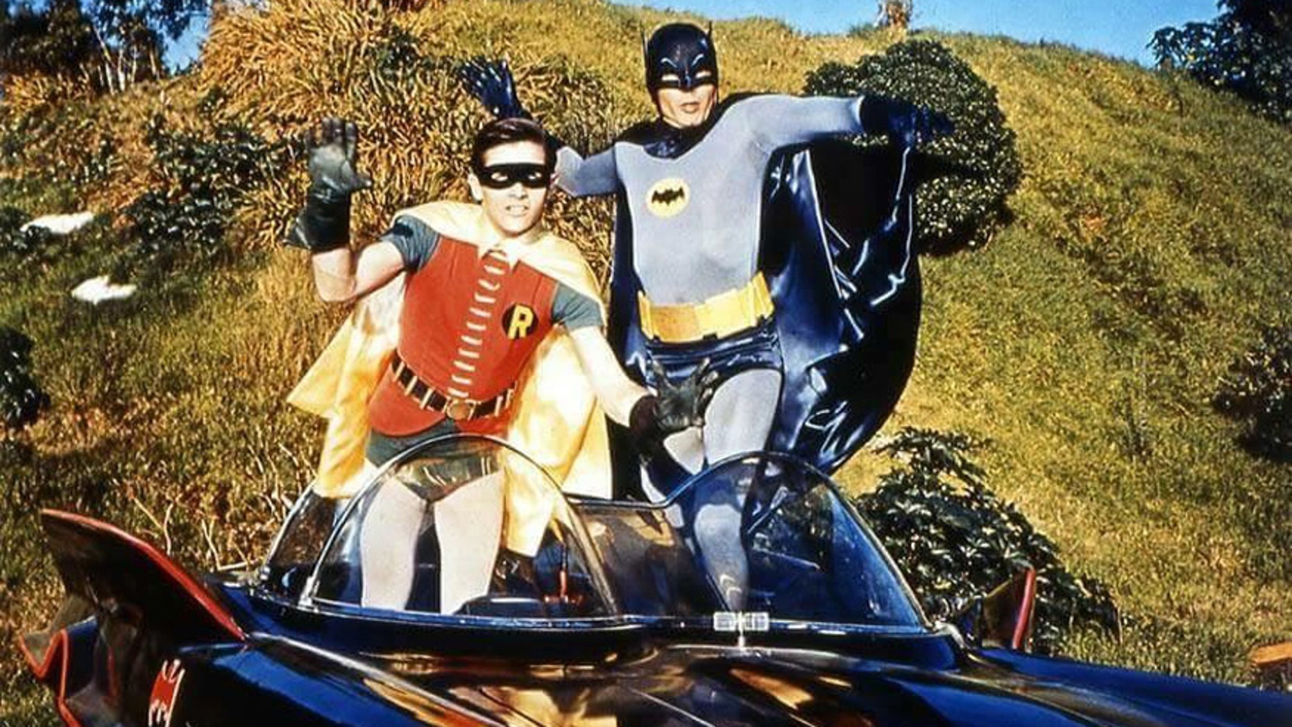 Burt Ward and Adam West.