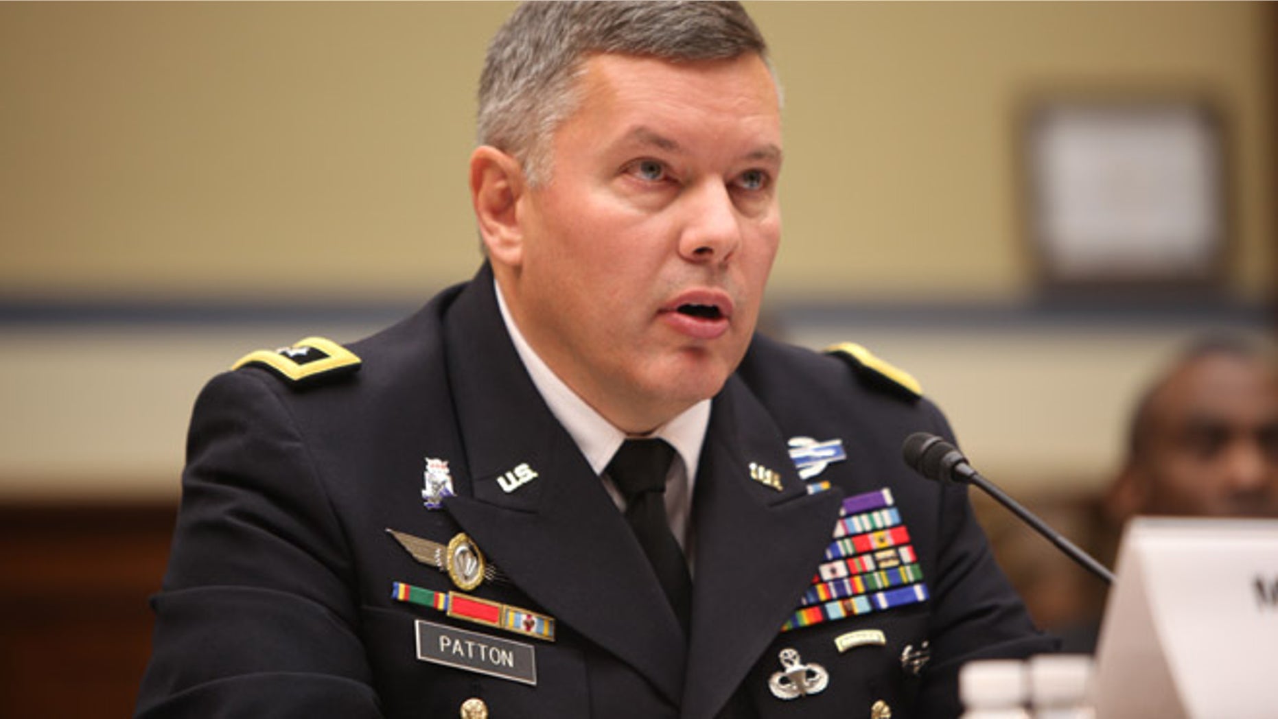 In this photo Major General Gary S. Patton testifies before the Subcommittee on National Security hearing on the "Dawood National Military Hospital, Afghanistan: What Happened and What Went Wrong? Part II", Sept. 12, 2012.