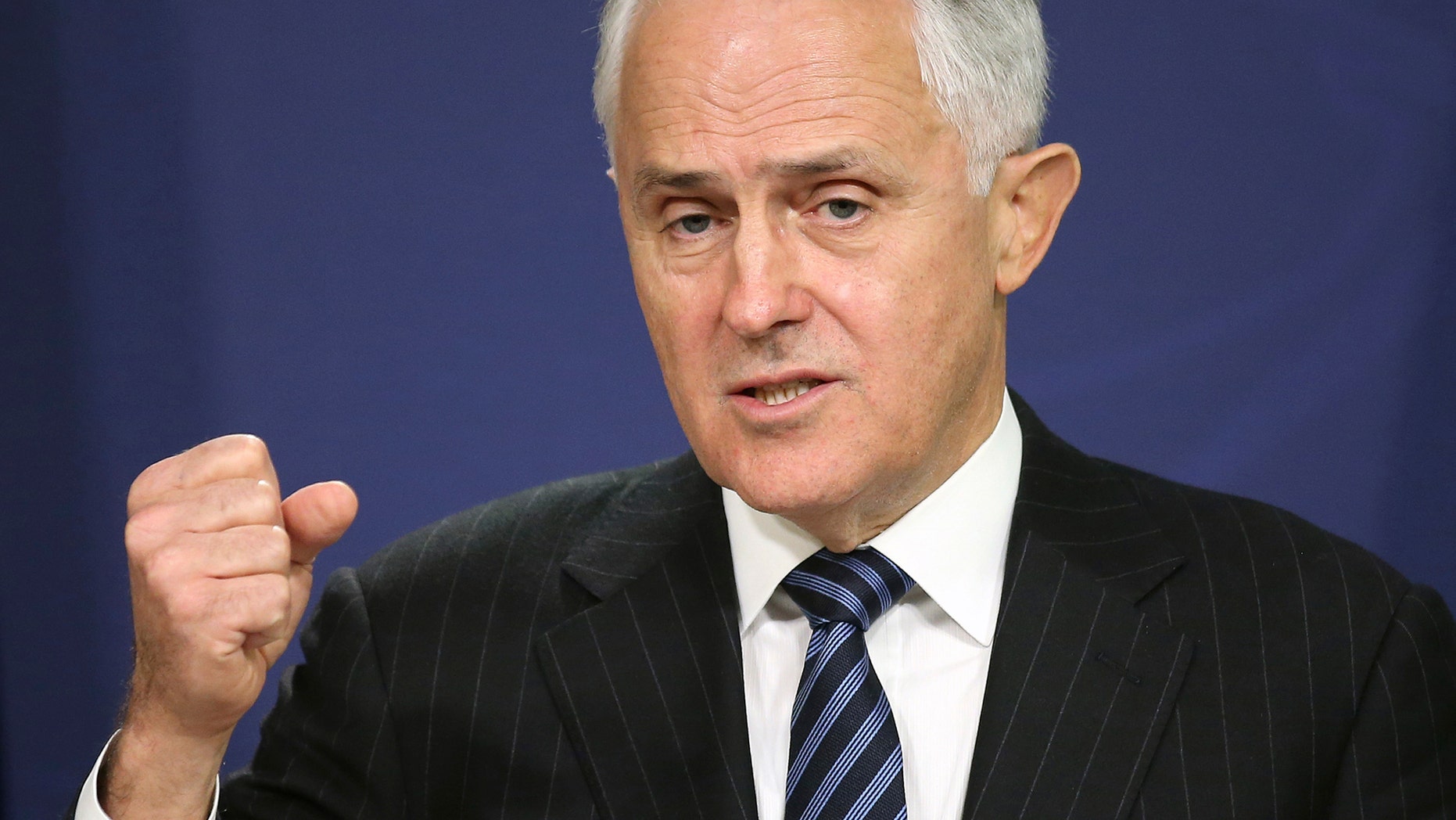 August 10, 2016: Australian Prime Minister Malcolm Turnbull speaks in Sydney.