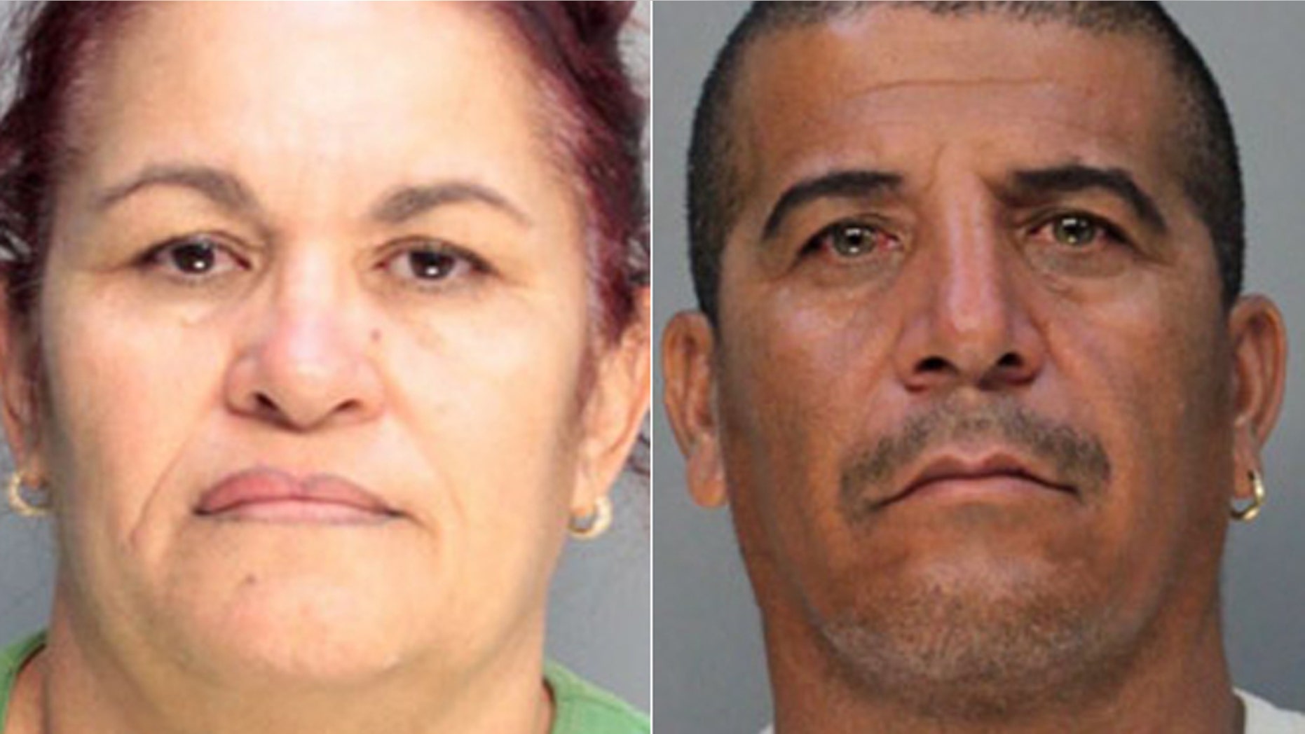Lazara Lopez and Julio Valdes were charged with drug possession and trafficking, according to CBS Miami.