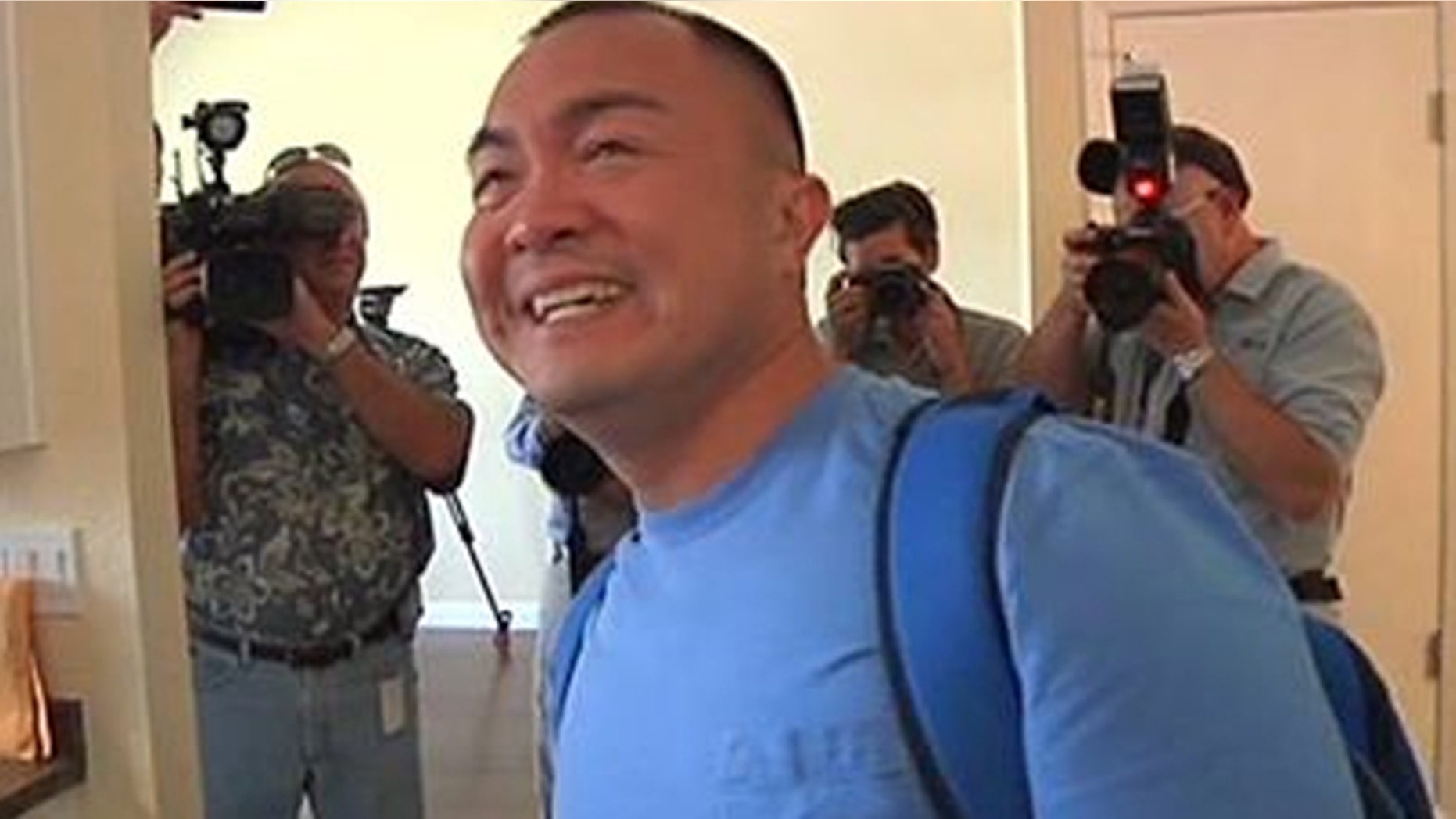 Marine Corps Sgt. Jacinto Bernardo said he was humbled for the remodeled home.