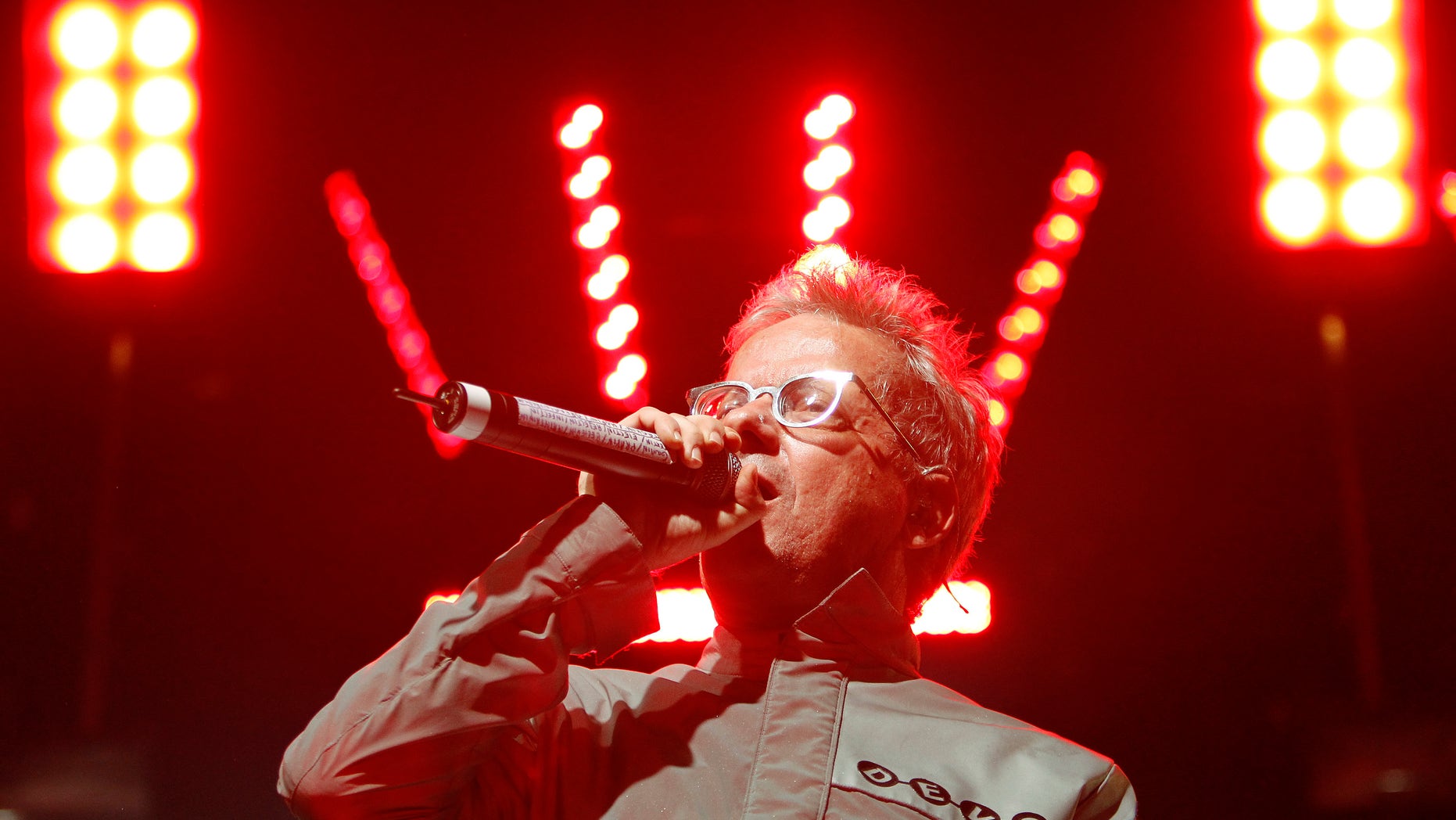 Mark Mothersbaugh of "Devo" performs at the Coachella Music Festival in Indio, California April 17, 2010. REUTERS/Mario Anzuoni (UNITED STATES - Tags: ENTERTAINMENT PROFILE) - RTR2CYMR