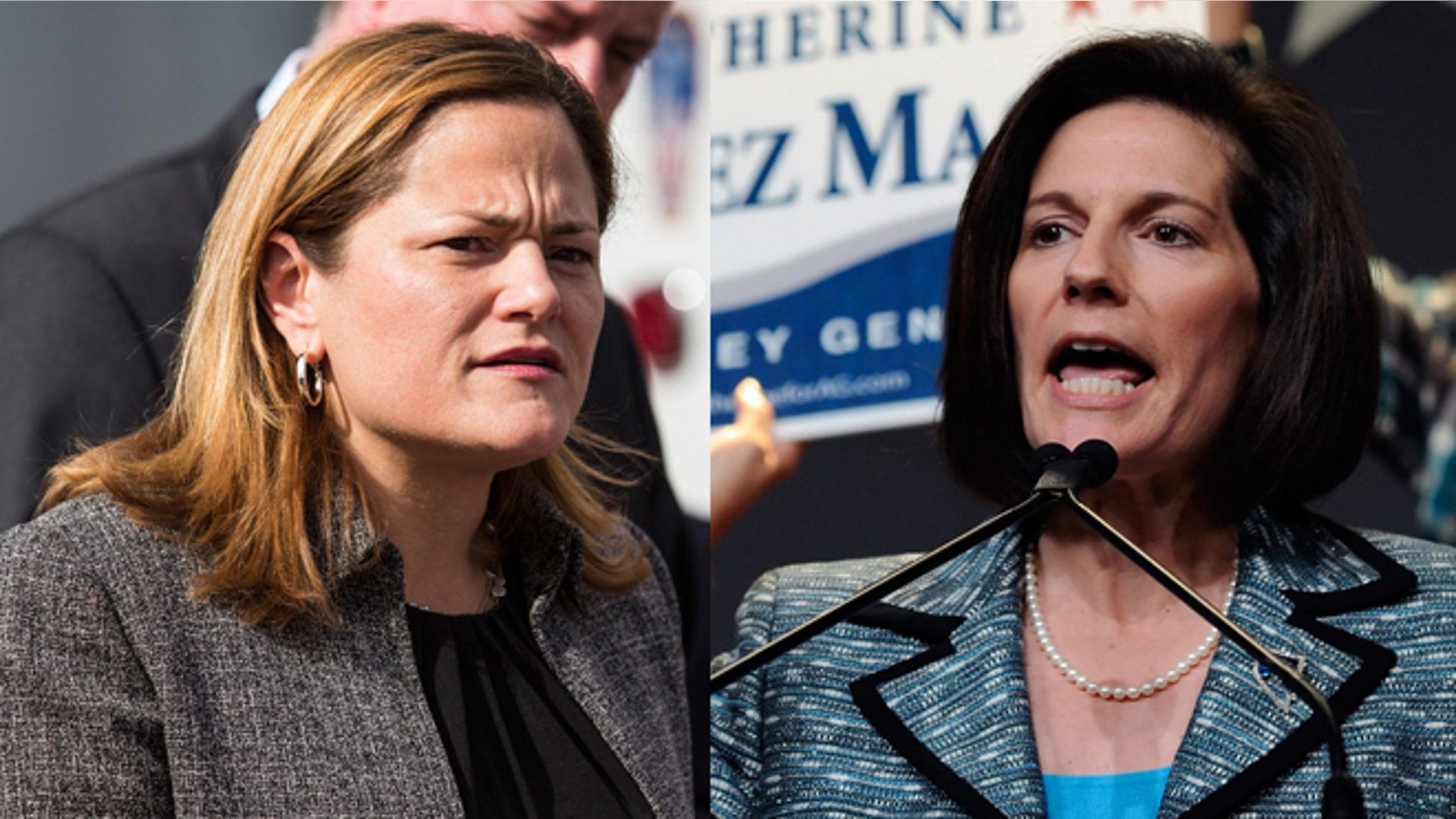 Melissa Mark-Viverito and Catherine Cortez Masto.