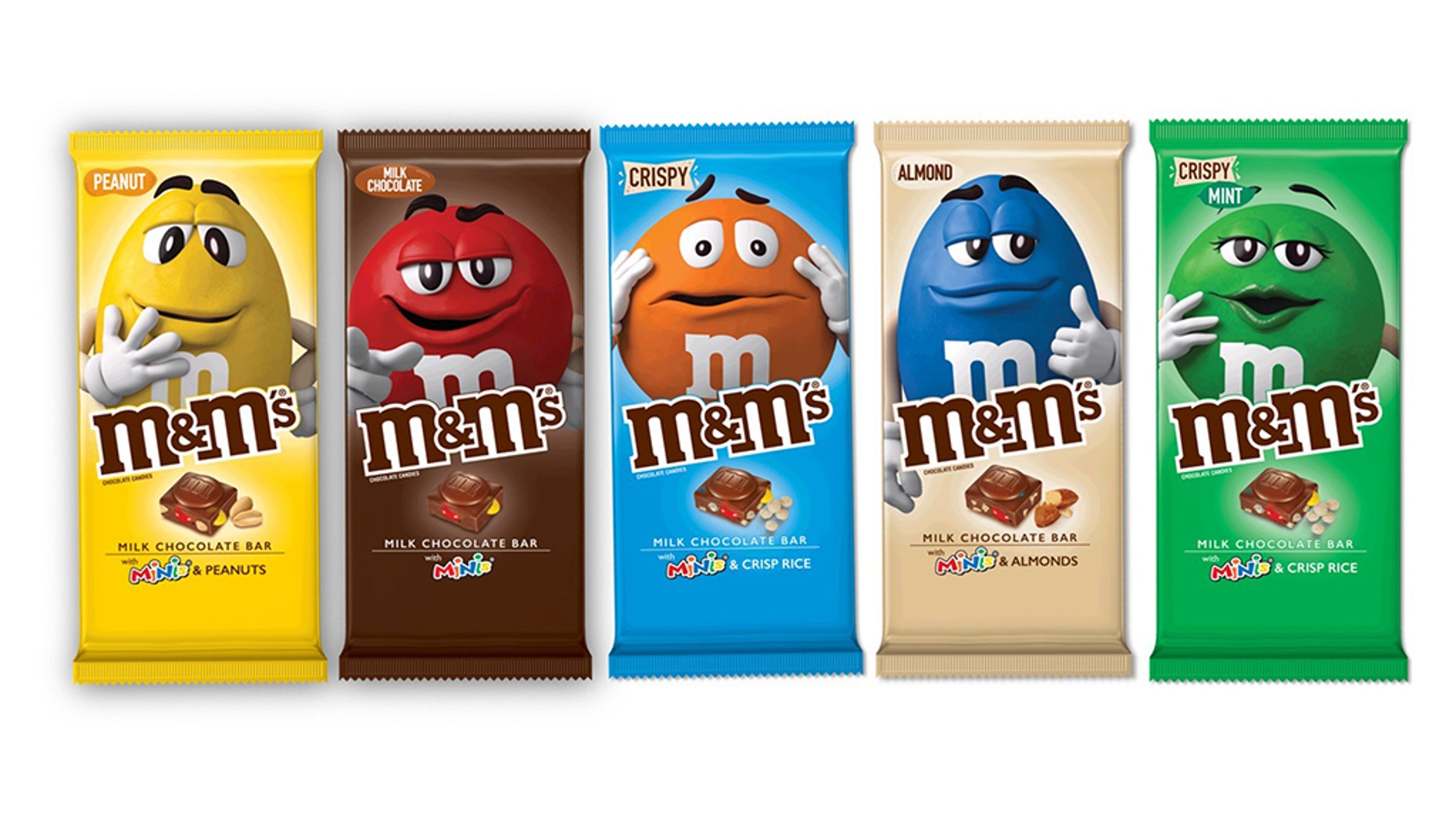 Mandms To Launch Chocolate Bars Hazelnut Spread Flavored Candies Fox News