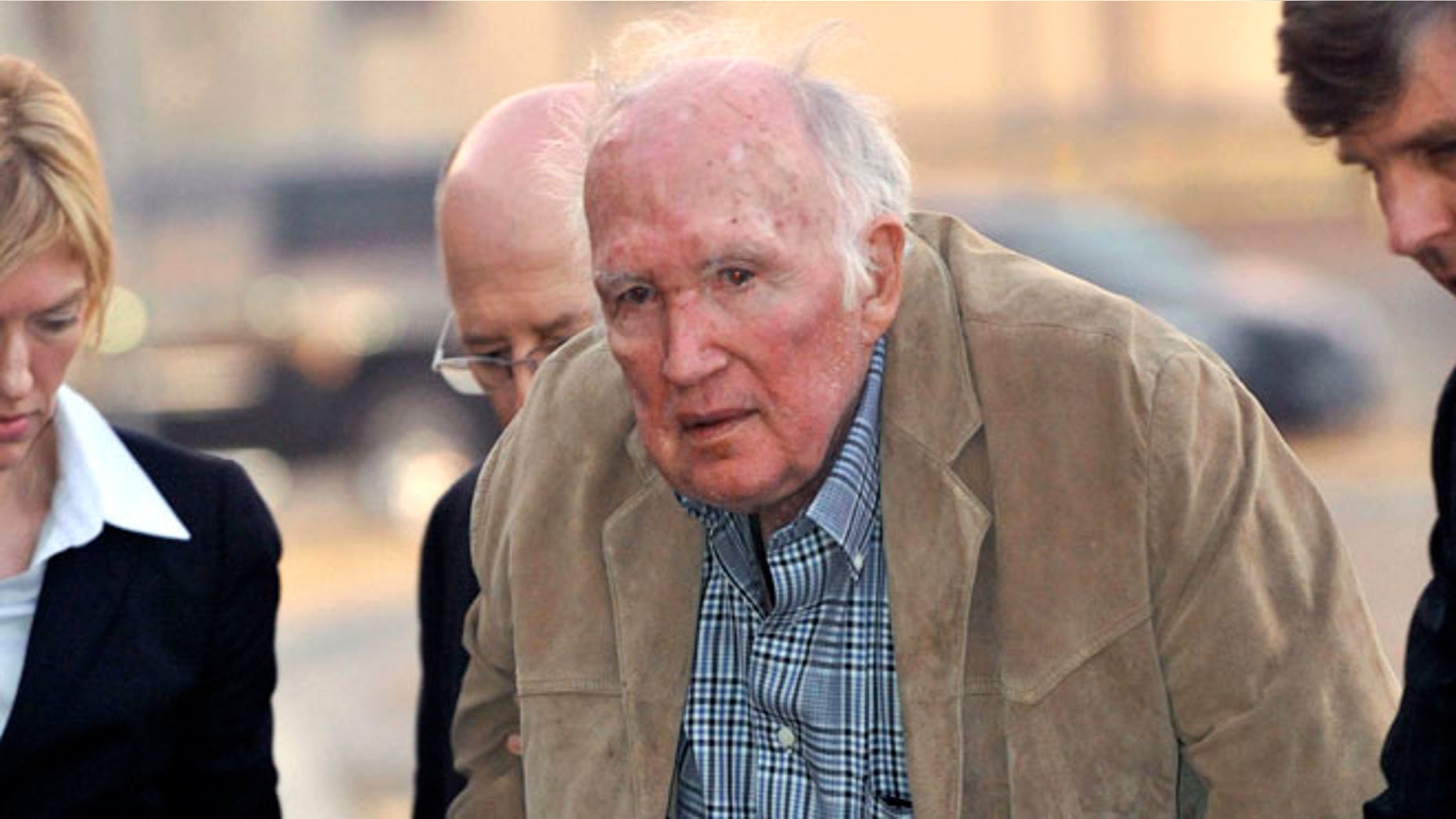 Nov. 28, 2012: Millionaire artist Stanley Marsh 3 is booked into the Potter County, Texas, Detention Center.
