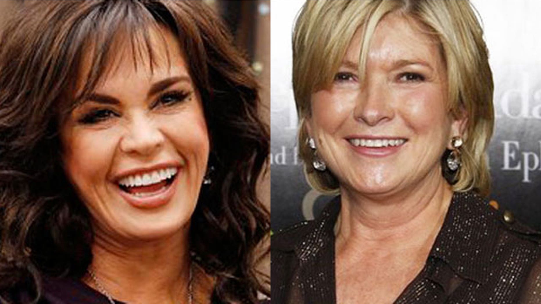 Marie Osmond will replace Martha Stewart (right) on the Hallmark Channel. (AP)