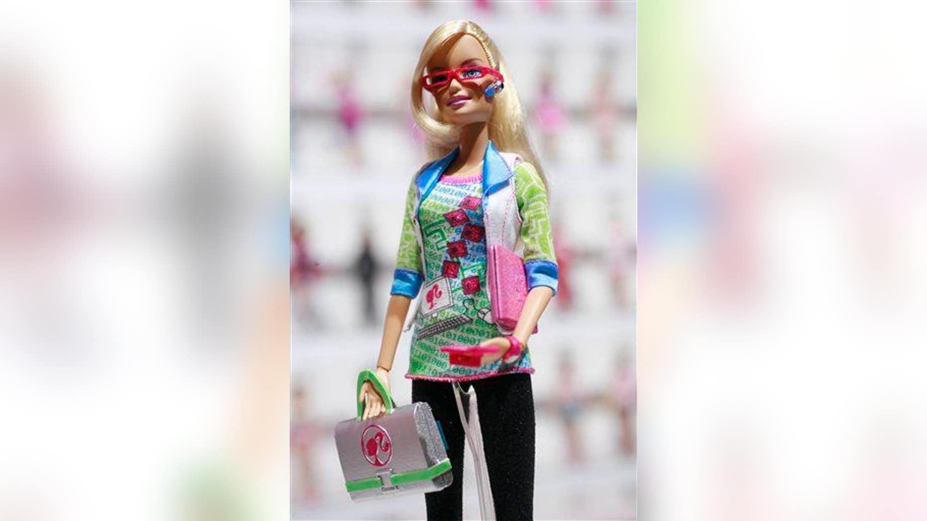 Computer Engineer Barbie is shown Feb. 12, 2010, at the New York Toy Fair.