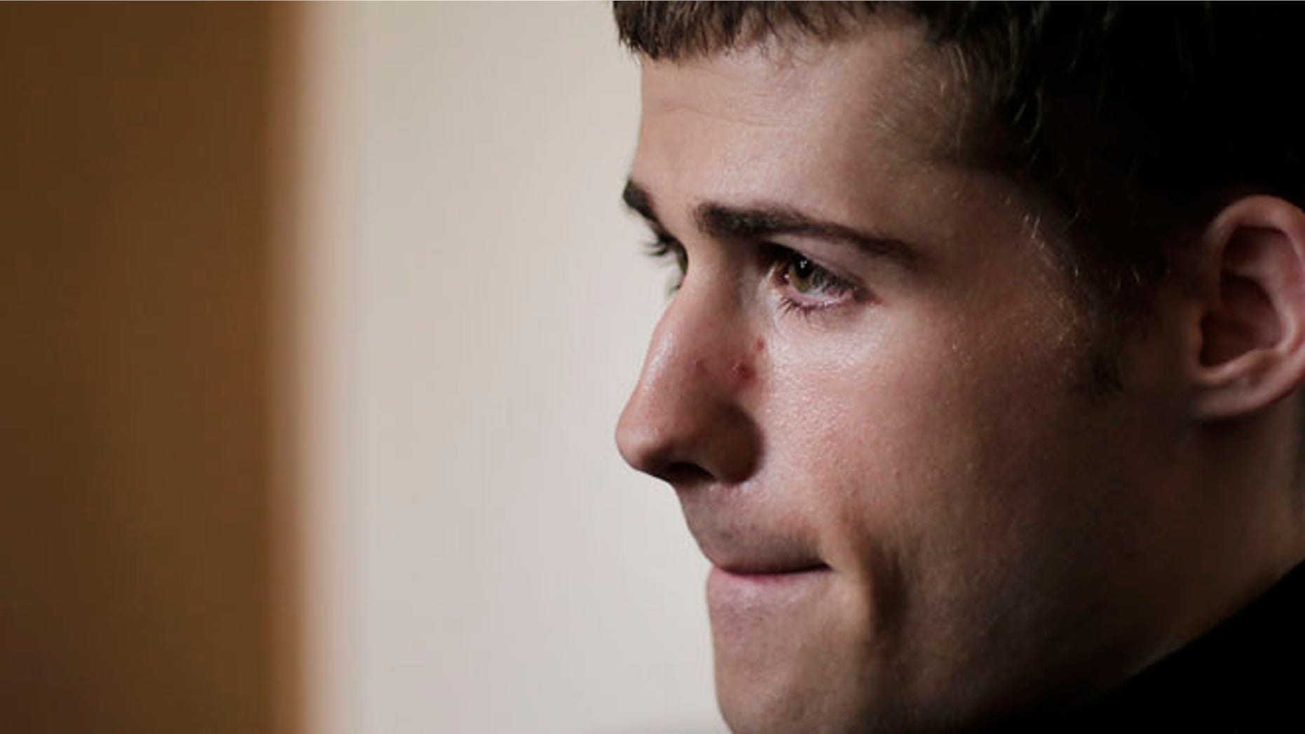 Sept. 1, 2014: Matthew Miller, an American detained in North Korea, serving a six-year sentence, speaks to The Associated Press in Pyongyang, North Korea.