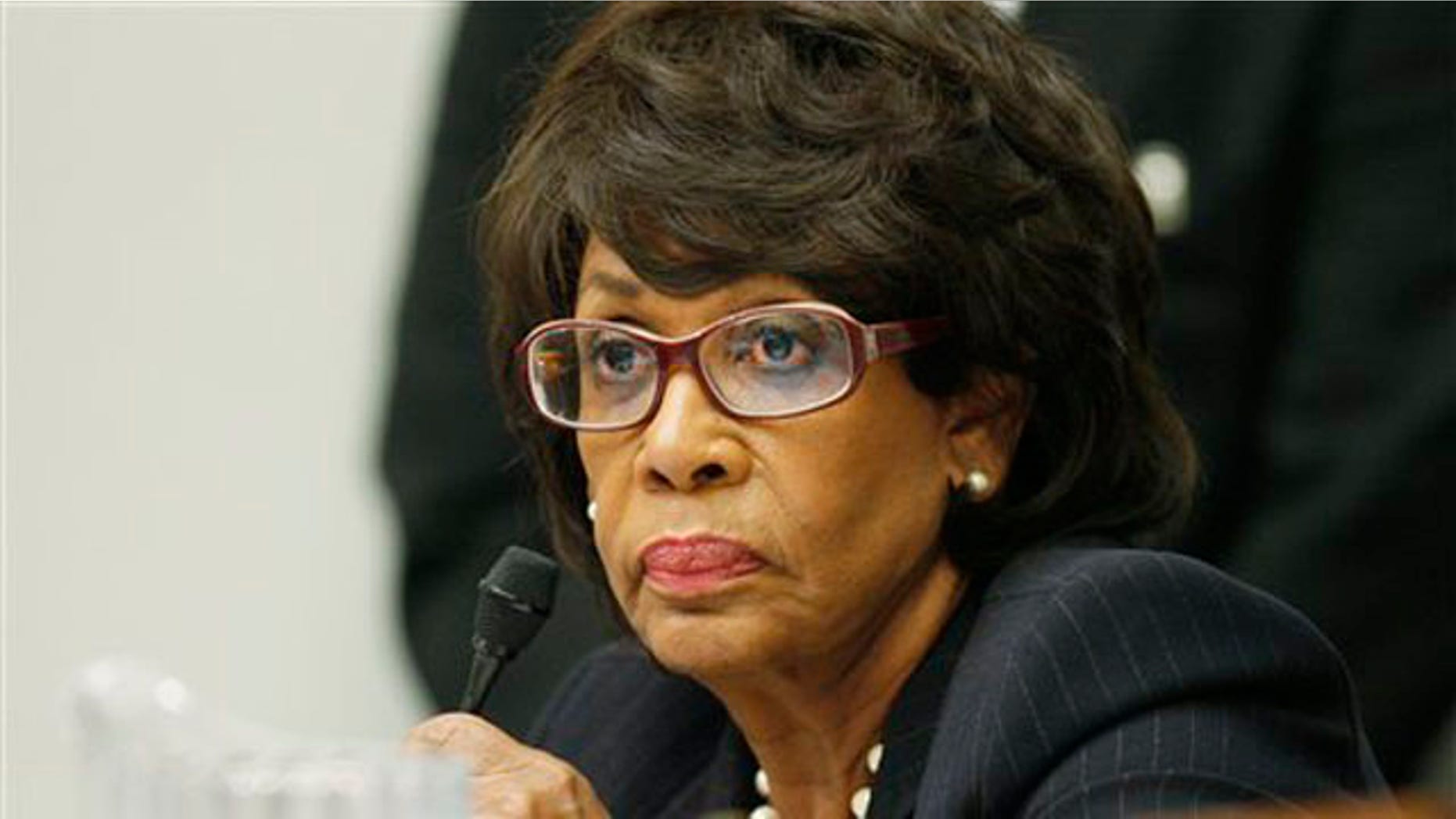 Oct. 28, 2009: Rep. Maxine Waters, D-Calif., is seen on Capitol Hill in Washington. A House investigative panel has decided to charge Rep. Maxine Waters of California with ethics violations, raising the possibility of a second trial this fall.