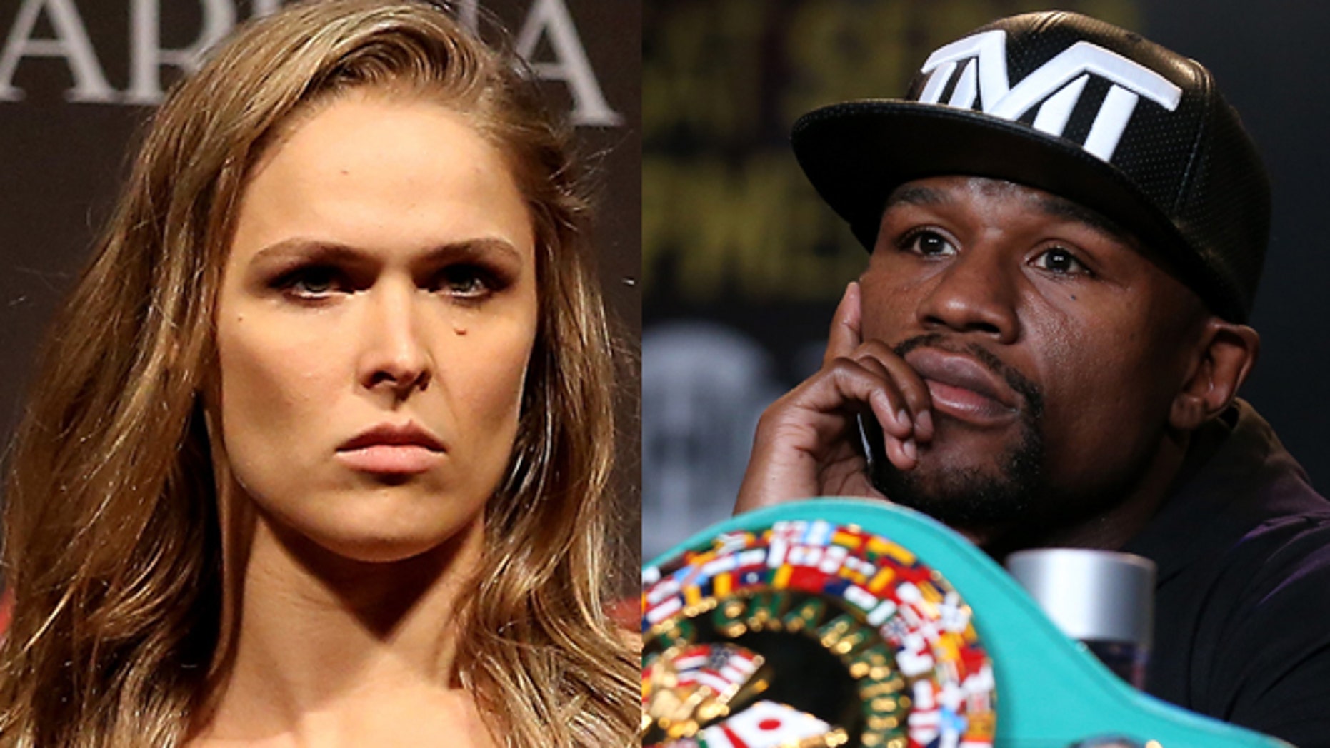 Mayweather Punches Back At Ronda Rousey ‘she Will Never Be At My Status Fox News 