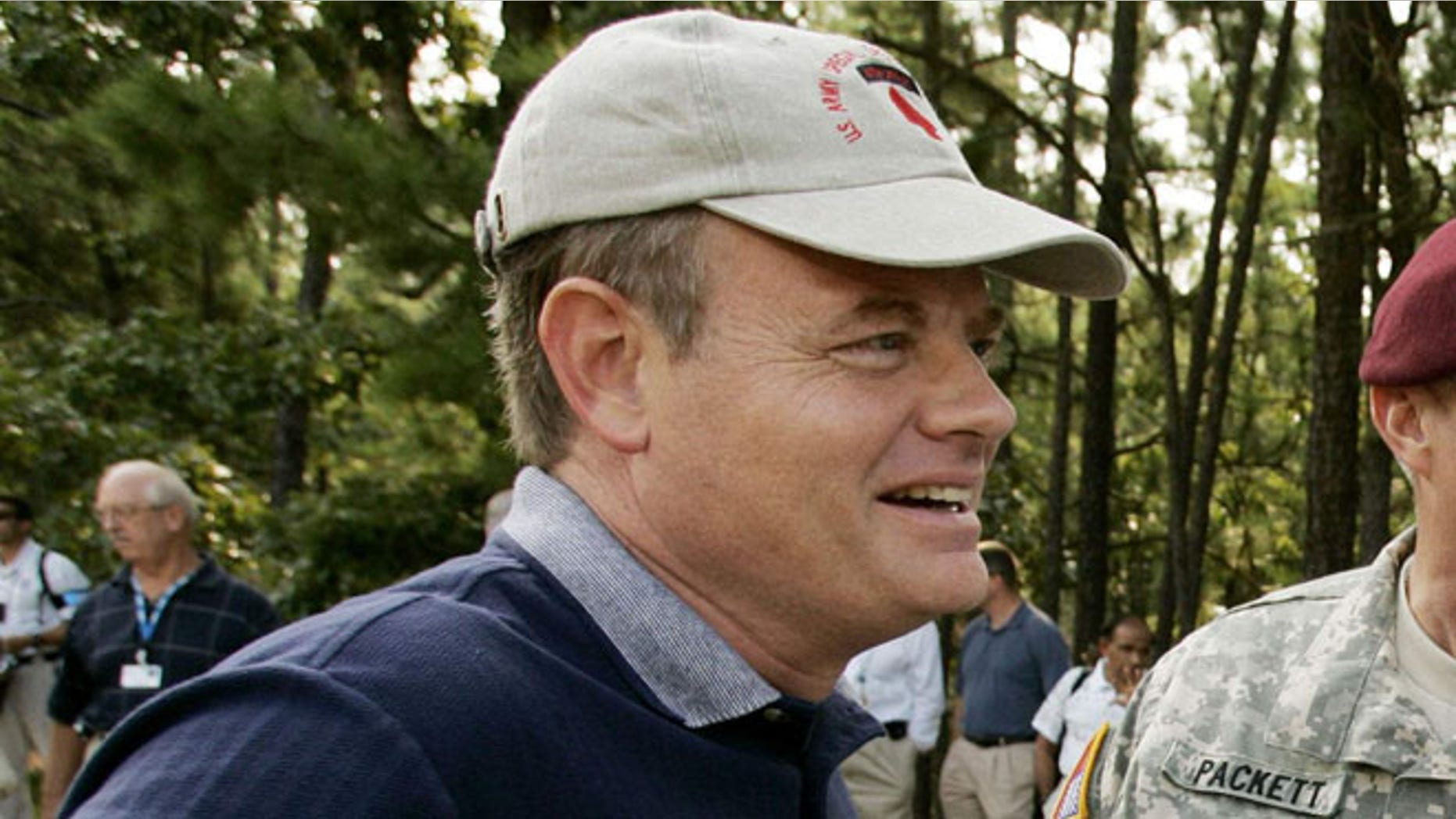 FILE: August 15, 2005: Rep. Mike McIntyre, D-N.C., at Fort Bragg in Fayetteville, N.C. .