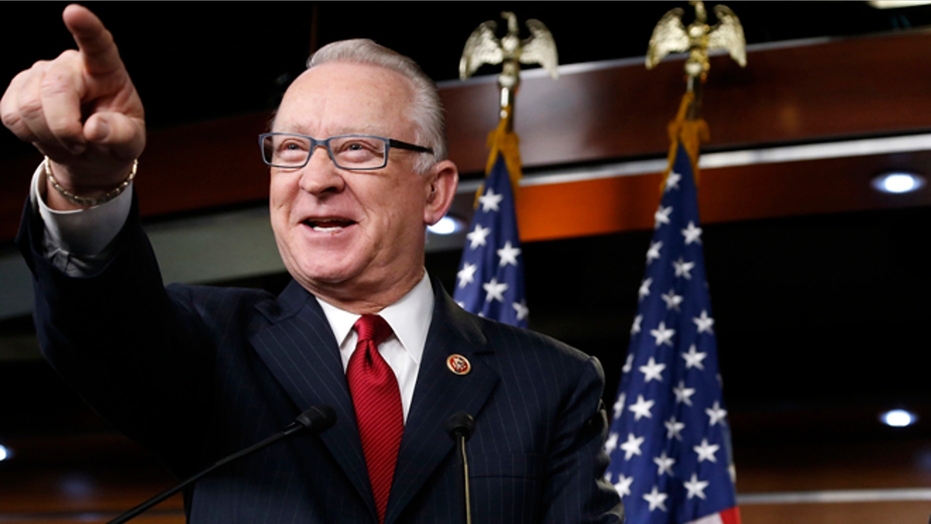 FILE: Dec. 9, 2013: Rep. Buck McKeon, R-Calif., at the U.S. Capitol in Washington, D.C.