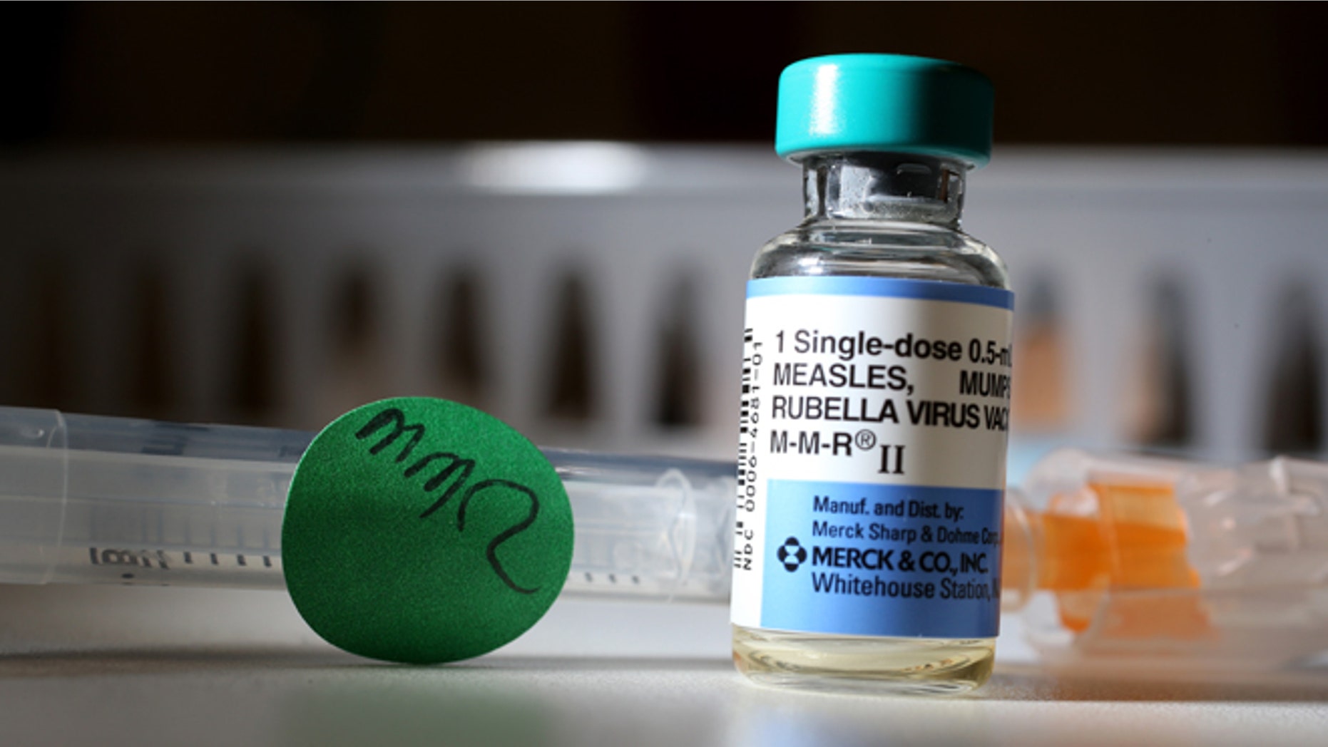 MIAMI, FL - JUNE 02: A dose of measles vaccine is seen at the Miami Children's Hospital on June 02, 2014 in Miami, Florida. The Centers for Disease Control and Prevention last week announced that in the United States they are seeing the most measles cases in 20 years as they warned clinicians, parents and others to watch for and get vaccinated against the potentially deadly virus. (Photo illustration by Joe Raedle/Getty Images)