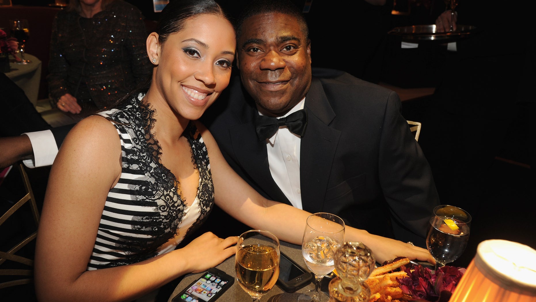 Megan Wollover and Tracy Morgan