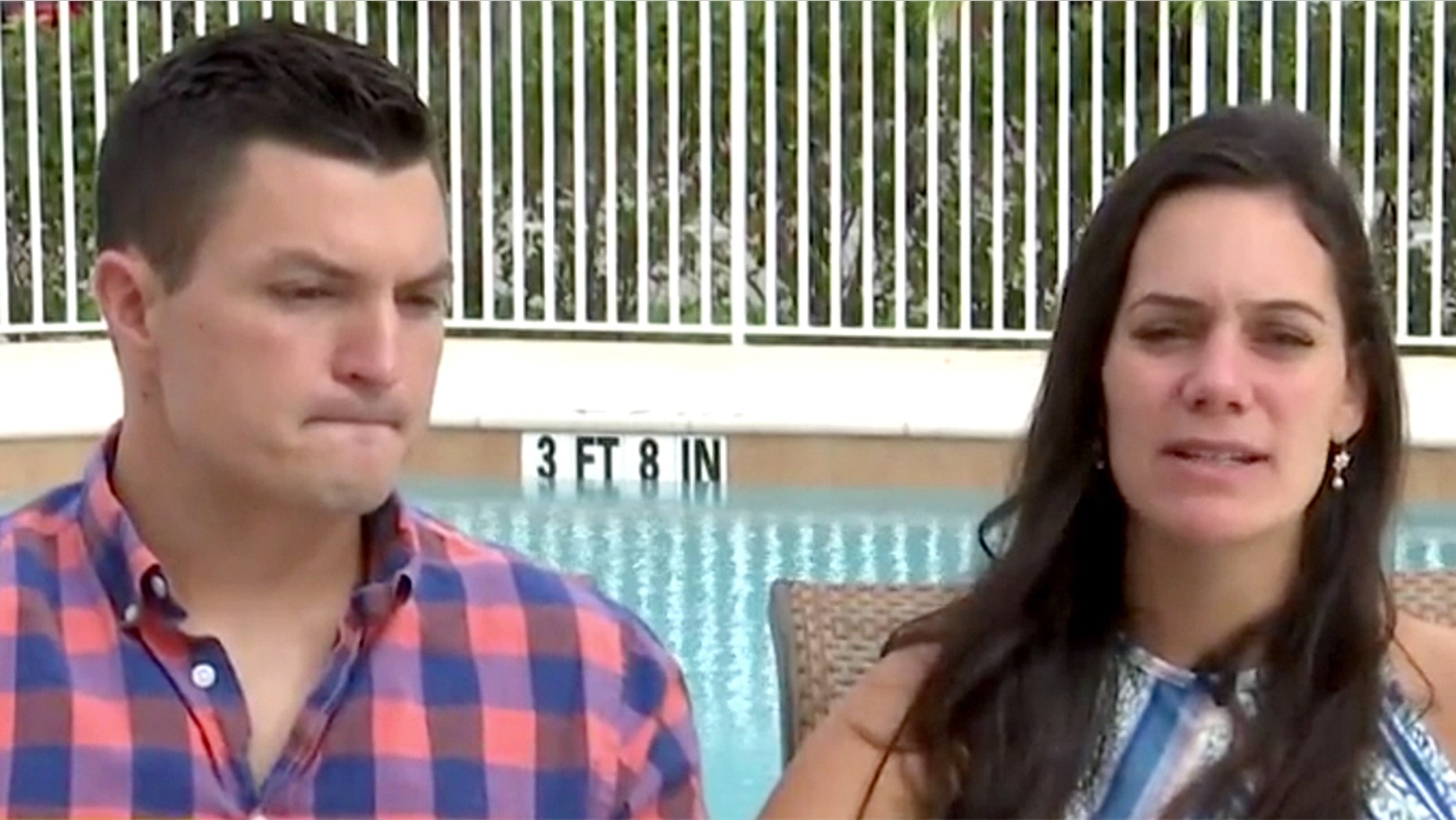 Meghan Davidson and her husband, Matt, said they weren't sure if she would be able to get pregnant again after her injuries.