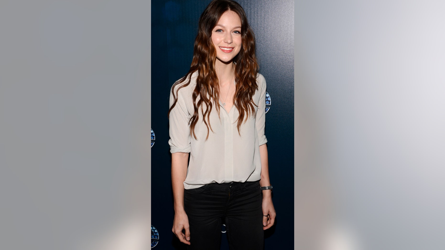 Cast member Melissa Benoist attends the the 100th episode celebration of "Glee" in West Hollywood, California March 18, 2014.