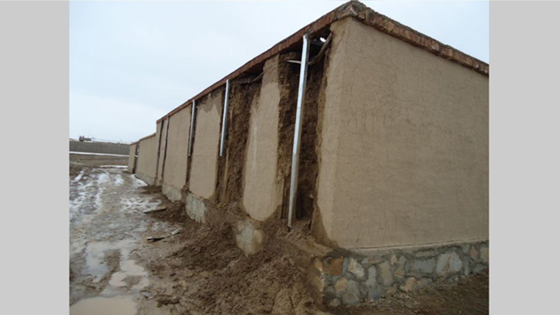 A police training center’s dry fire range (DFR), commissioned by the US government as part of Afghanistan reconstruction efforts, began to disintegrate in less than four months after its completion in 2012.