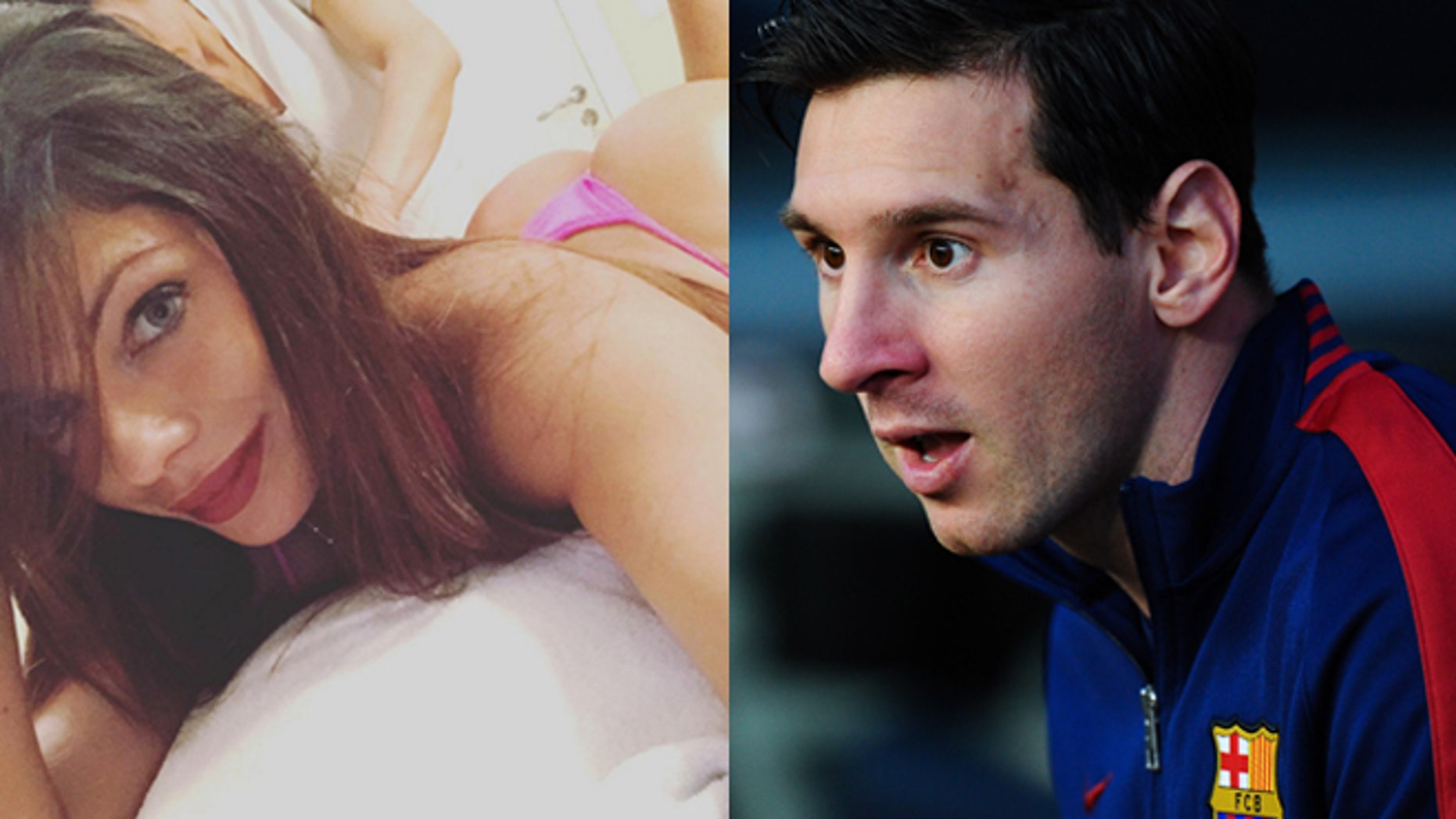 She Shoots She Doesnt Score Messi Blocks Miss Bumbum On Instagram 