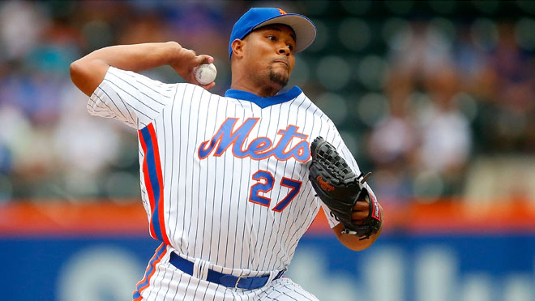 Jeurys Familia #27 of the New York Mets on July 31, 2016.