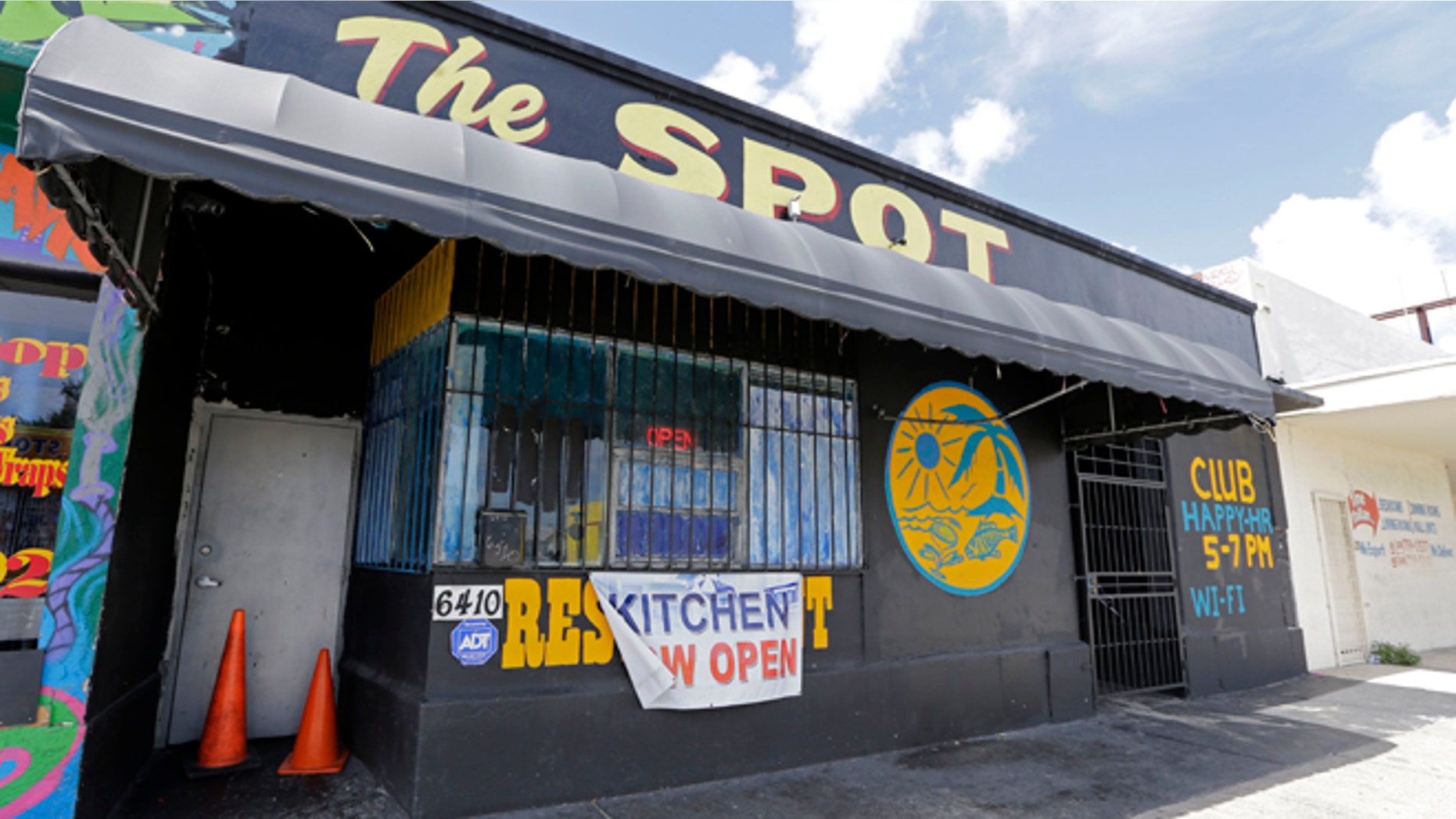 Sept. 28, 2014: The Spot, a club in Miami, Fla., where at least 15 people were wounded in a shooting early Sunday, police said. (AP)
