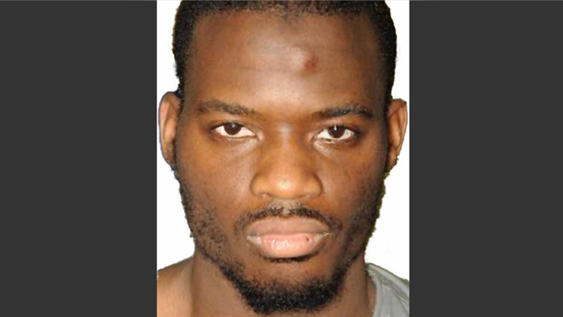 This undated file image released by the Metropolitan Police on Dec. 19, 2013 shows Michael Adebolajo. Adebolajo was found guilty of slaying 25-year-old soldier Lee Rigby and was sentenced to life; accomplice Michael Adebowale received a minimum of 45 years.