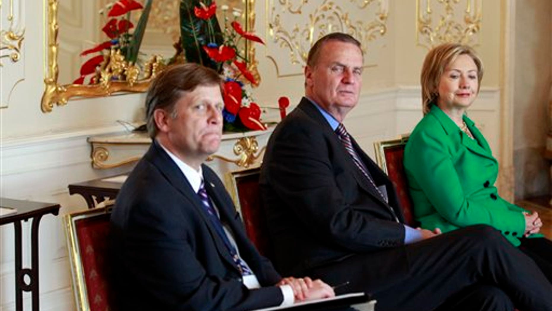 AP Photo; April 8, 2010; McFaul on left