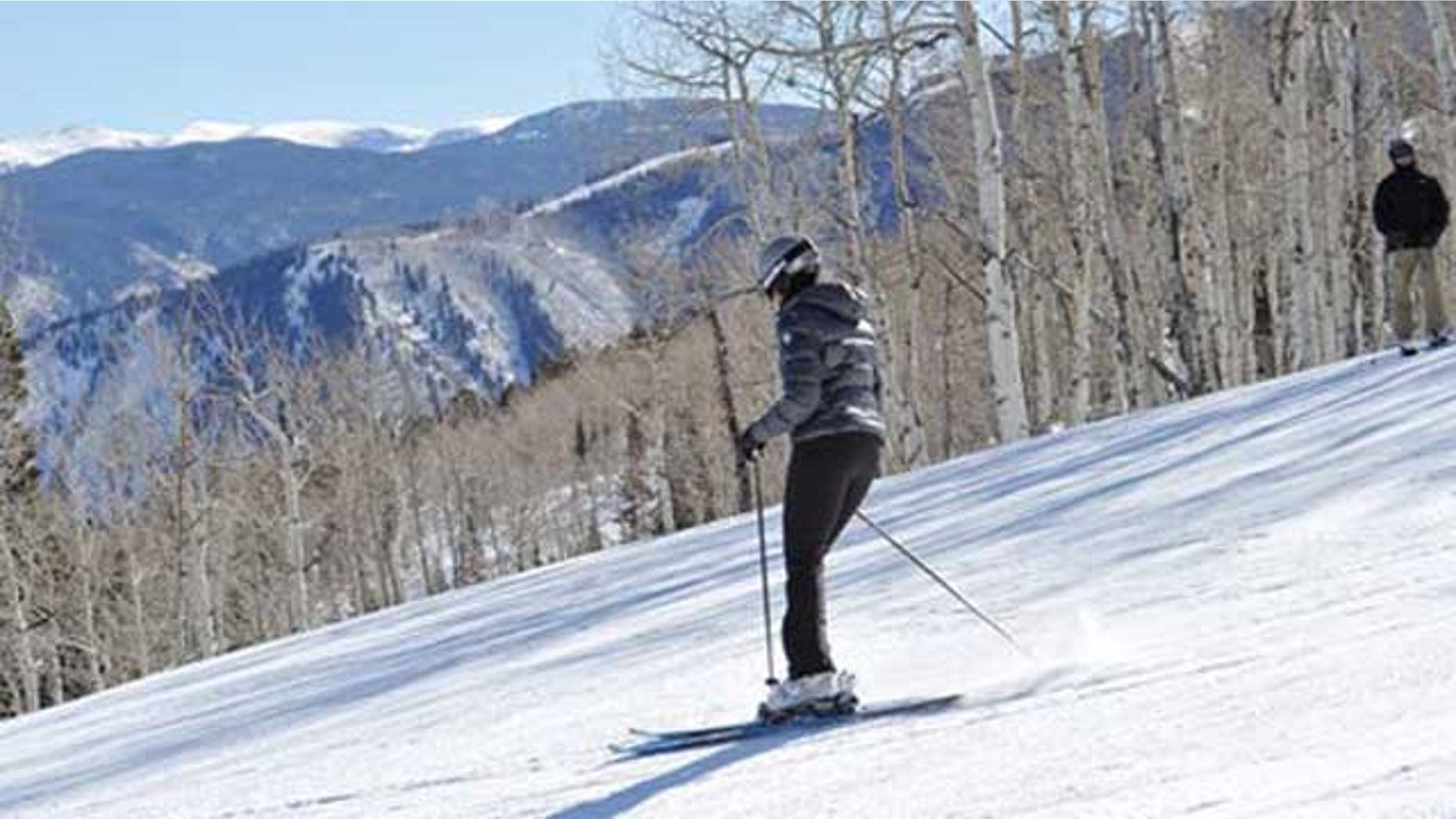 Feb. 18, 2012: First lady Michelle Obama skis at Buttermilk ski area in Aspen.
