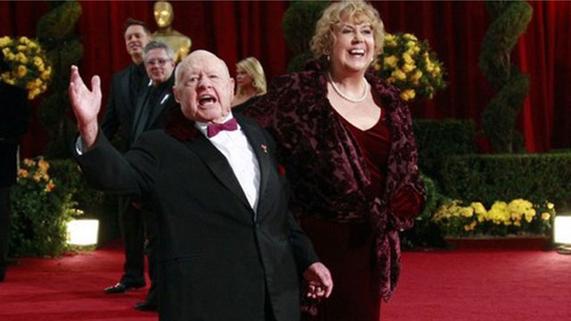 Feb. 22: Actor Mickey Rooney and his wife, Jan. , arrive at the 81st Academy Awards in Hollywood, California.