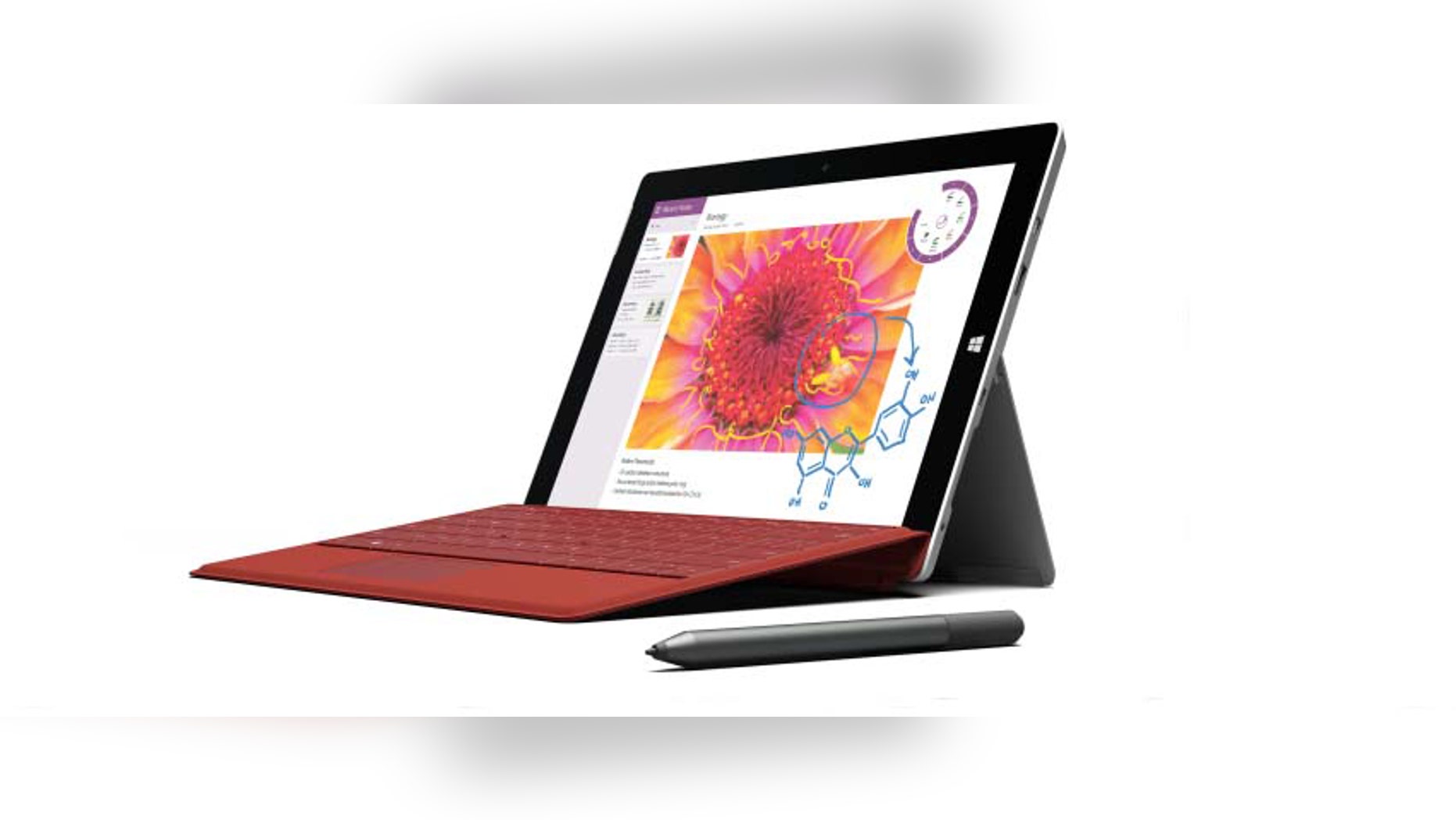 This product image provided by Microsoft shows the company's Surface 3 tablet.