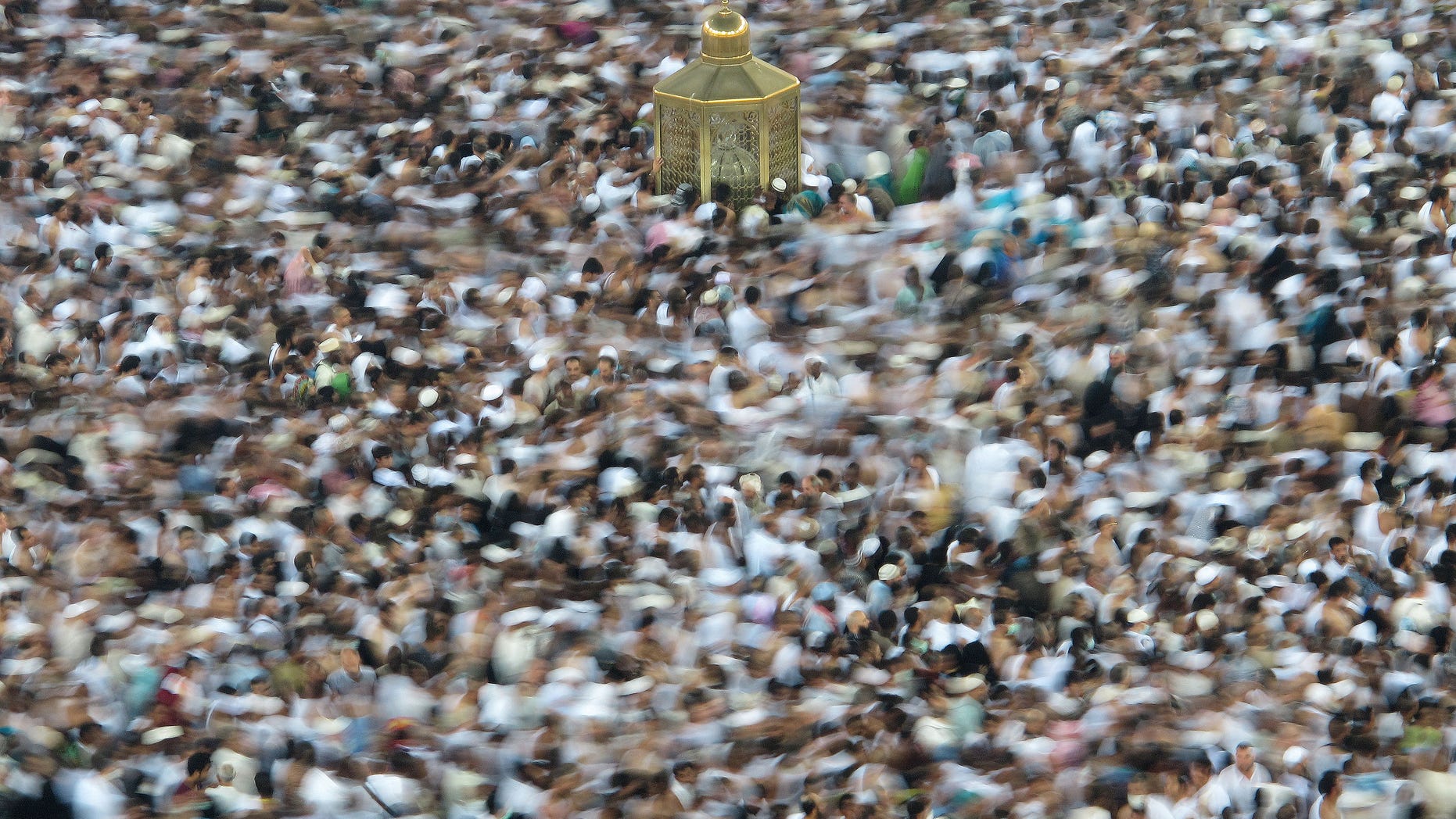 Oct. 23, 2012: Muslim pilgrims circle the Kaaba as pray inside the Grand mosque in the holy city of Mecca, Saudi Arabia.