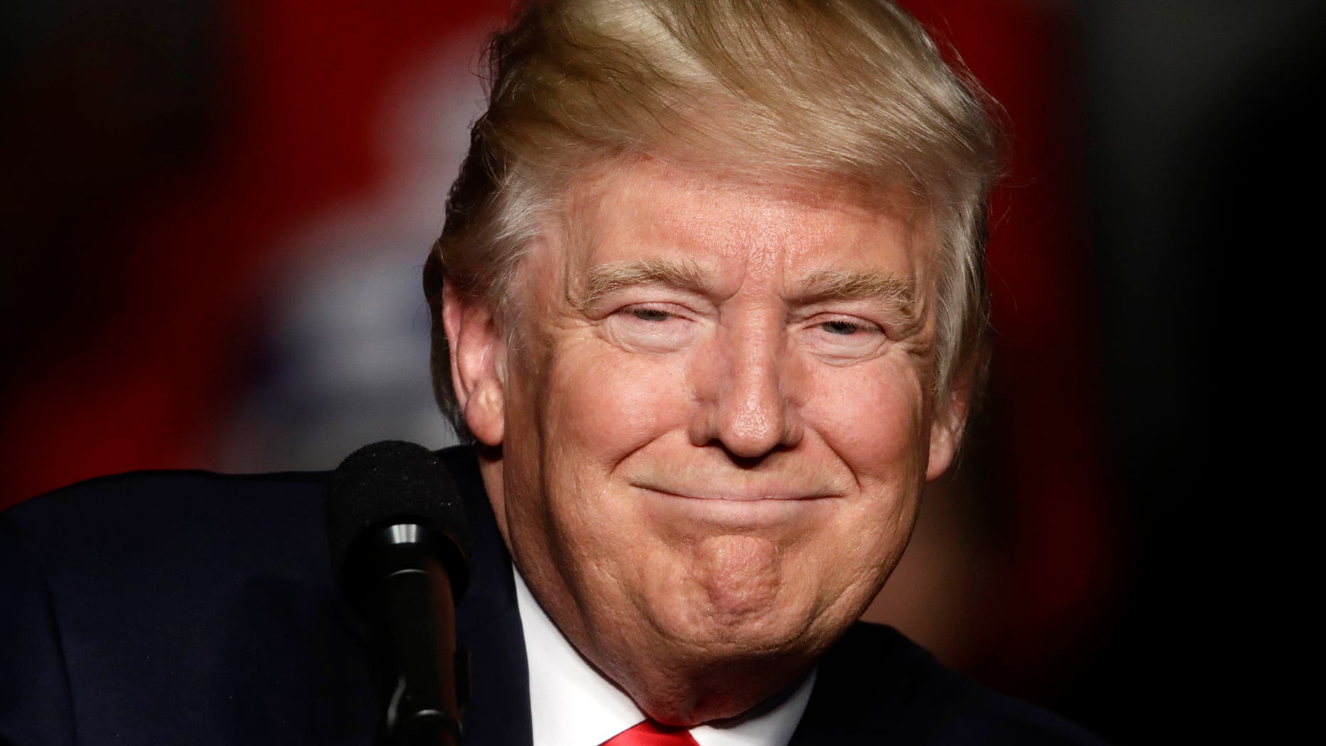 ile - Dec. 15, 2016: President-elect Donald Trump speaks during a rally at the Giant Center, in Hershey, Pa.