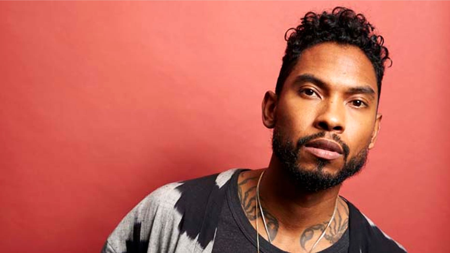 Miguel poses for a portrait to his new album "Wildheart", in New York, on July 1, 2015.