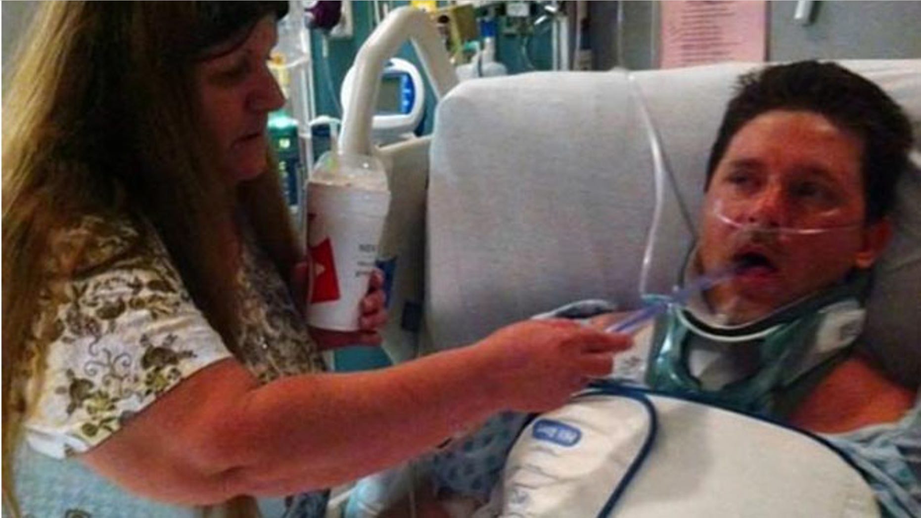 Mike Patterson was injured on June 8, 2013 while saving the life of a drowning child in Rockmart, Ga.