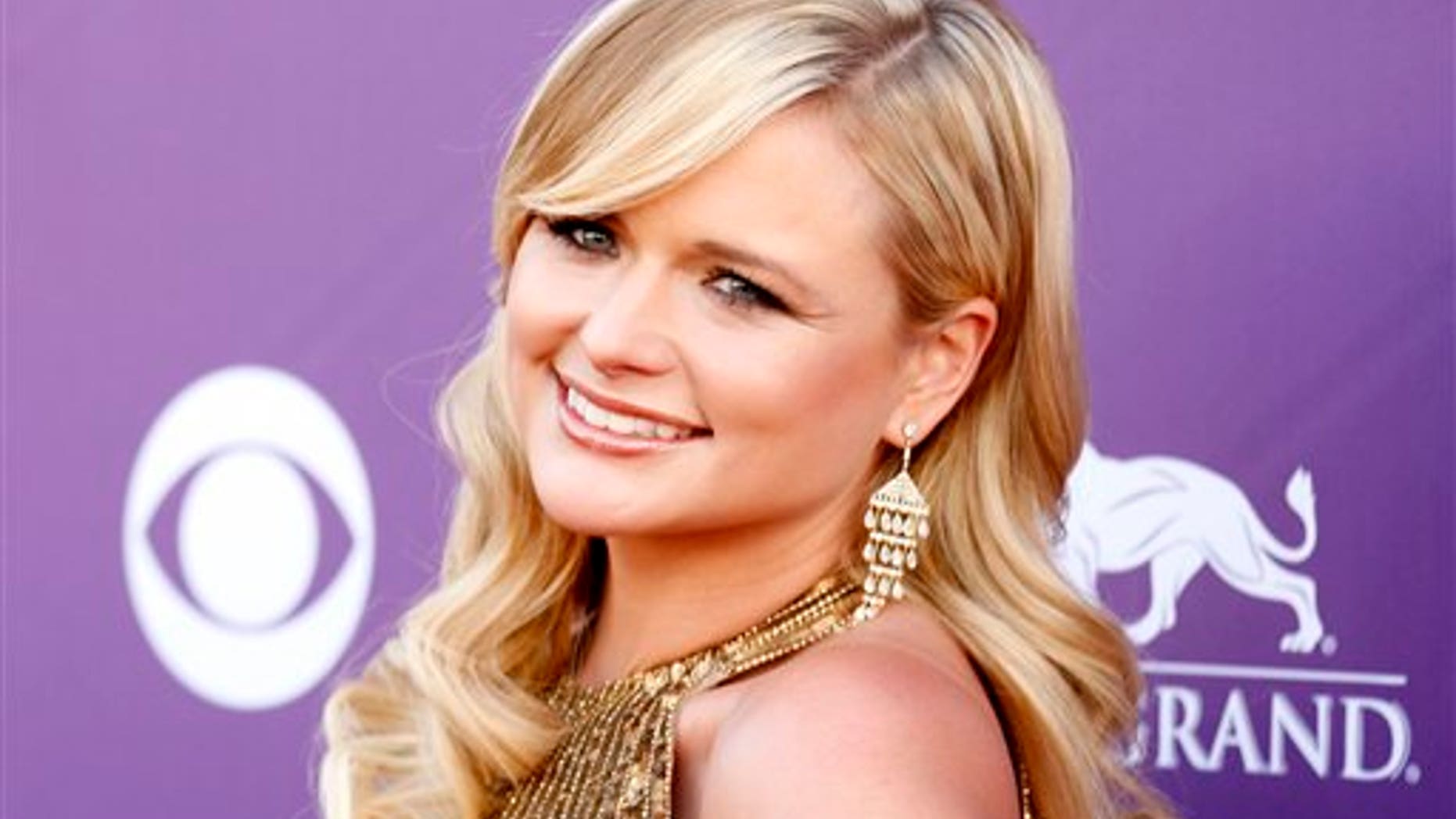 April 1, 2012: Miranda Lambert arrives at the 47th Annual Academy of Country Music Awards in Las Vegas.