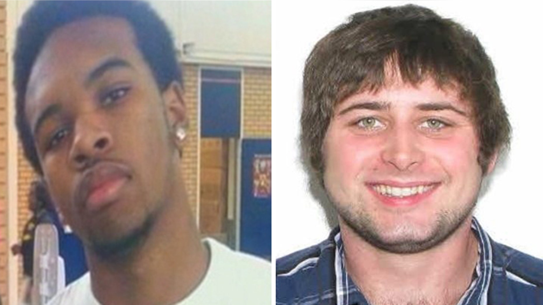 Mar. 25, 2012: This photo shows Jackson State University student Nolan Ryan Henderson III, left, and Mississippi State University student John Sanderson.