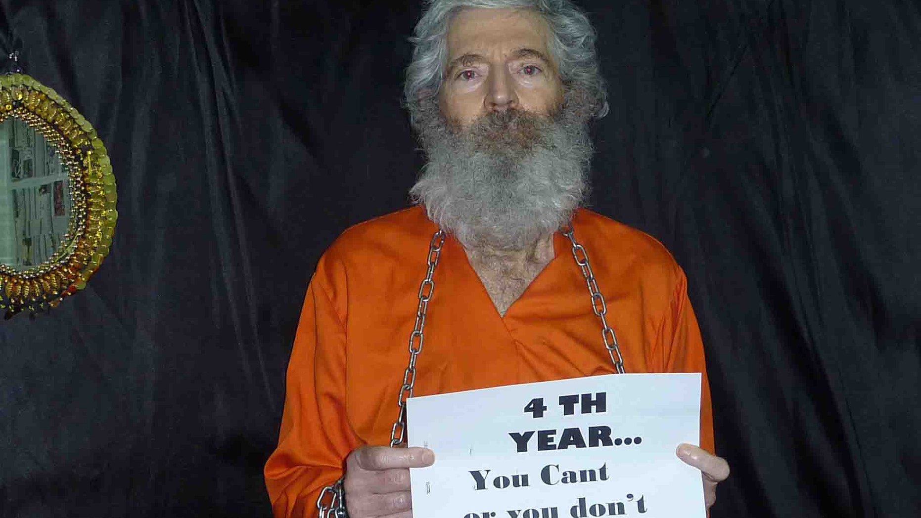 This undated handout photo shows retired-FBI agent Robert Levinson. The photo was provided by Levinson's family after they received it in April 2011. In March 2007, Levinson flew to Kish Island. Days later after a meeting with an admitted killer, he vanished. For years the U.S. has publicly described him as a private citizen who was traveling on private business. An AP investigation reveals that Levinson was working for the CIA.