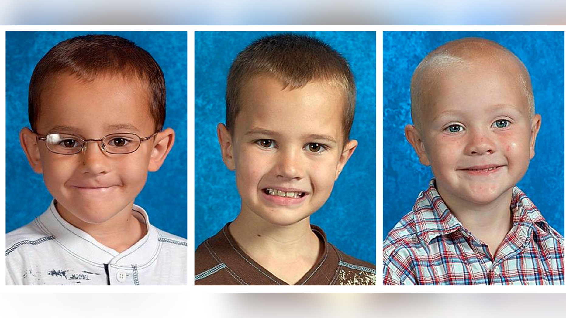 Alexander Skelton, 7 Andrew Skelton, 9, and Tanner Skelton. 5.