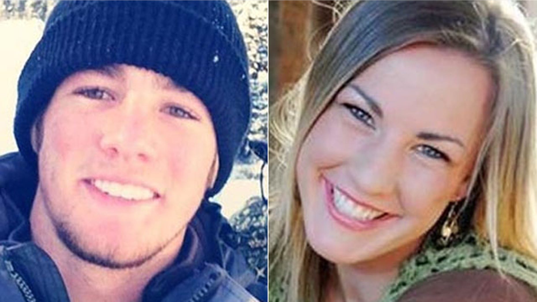 This photo shows Kevin Butler, 21, and Kimberly Linder, 18.