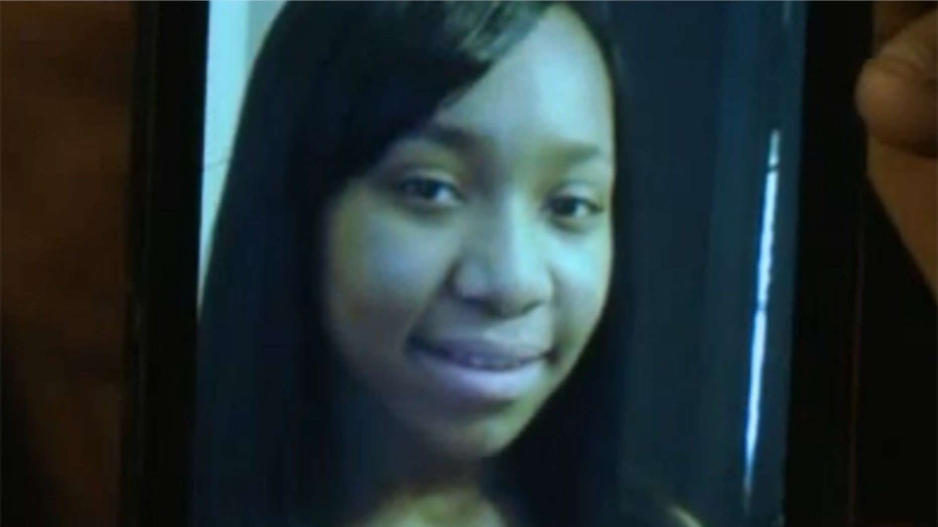 This screen grab of a video shows an undated photo of a 13-year-old whose mother says is being sexually harassed at school.