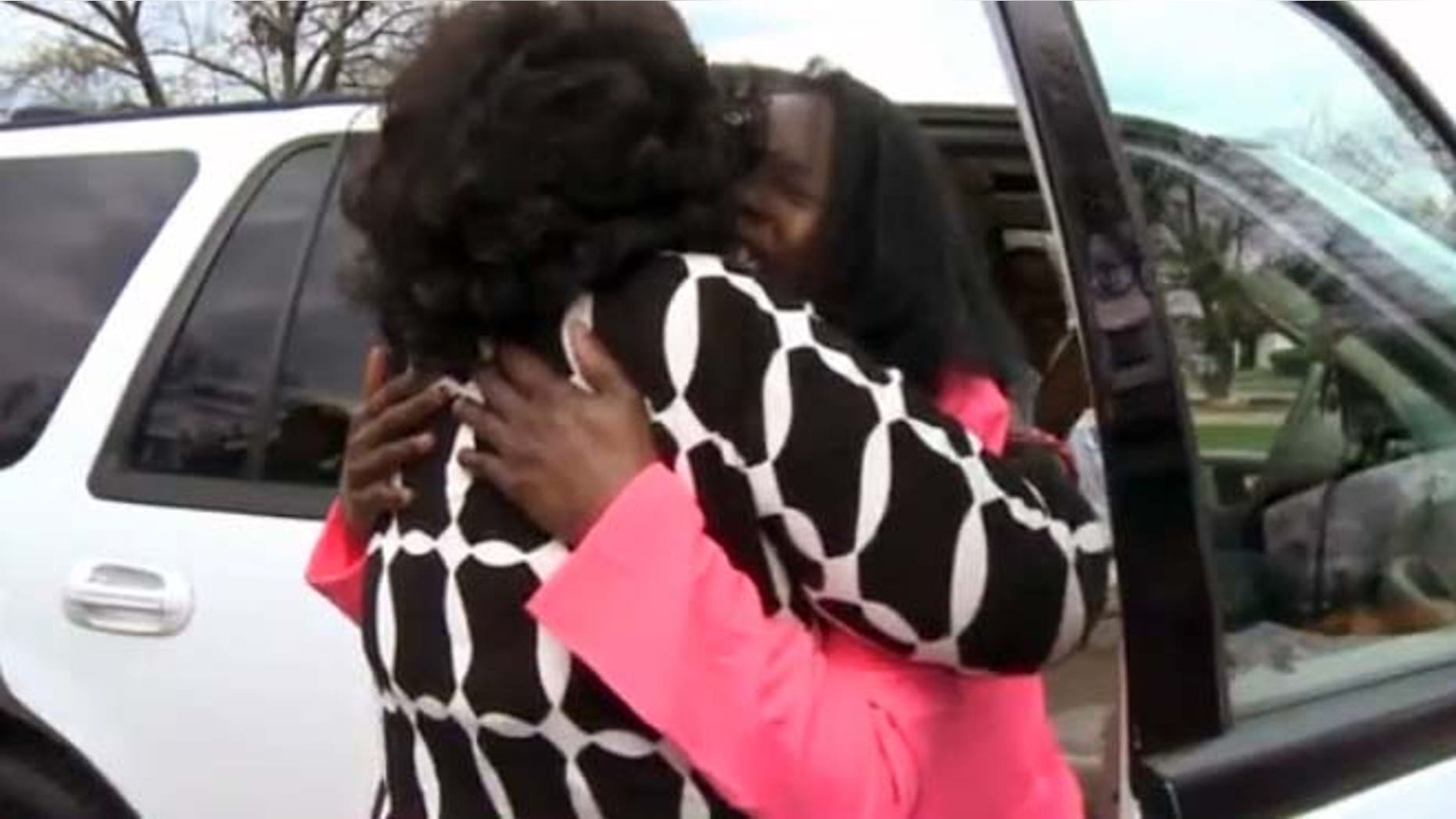 Zella Jackson Price, 76, met her daughter, Melanie Diane Gilmore, in person for the first time at Price’s home in Olivette, Mo.