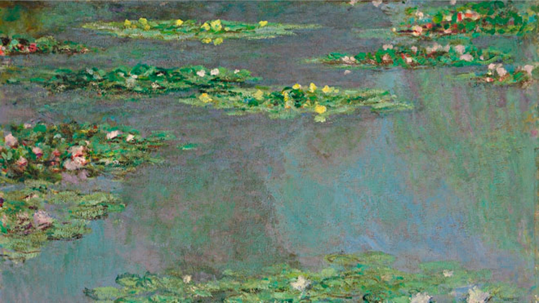 Nov. 9, 2012: This image provided by Christie's Images, Ltd, in New York, shows a work from Claude Monet's "Water Lilies" series.