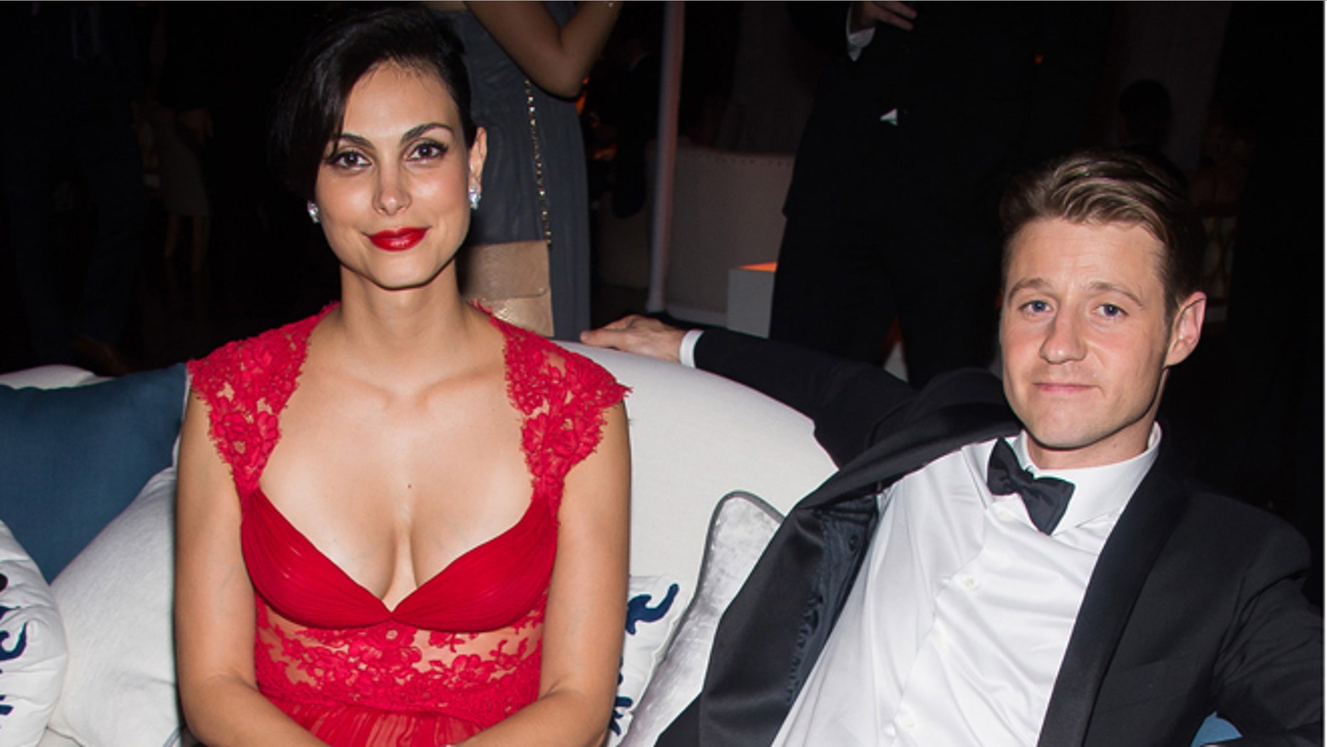 Morena Baccarin and Benjamin McKenzie on Sunday, Sept. 20, 2015 in Los Angeles.