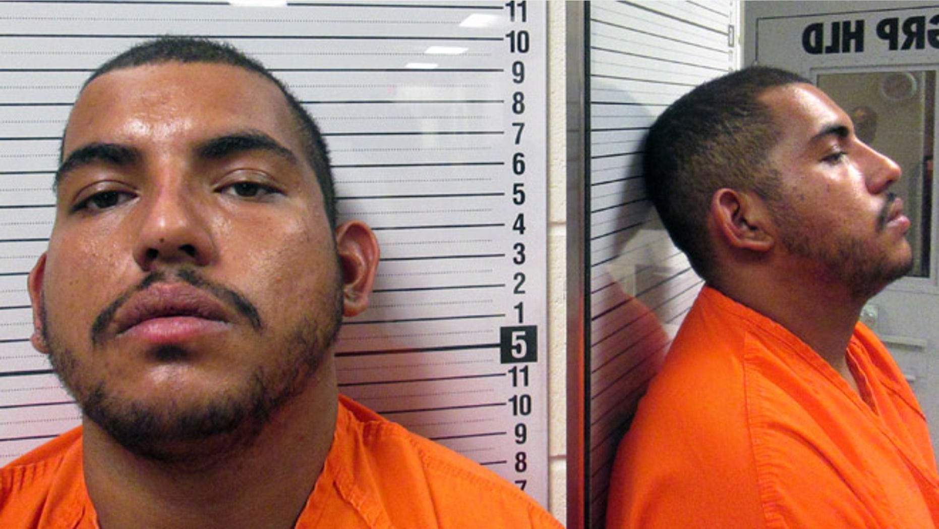 This undated booking photo provided by the Park County, Wyoming, Sheriffâs Office shows Jesus Deniz Mendoza (A.K.A Jesus Deniz), age 18 of Worland, Wyo. suspected of shooting a family in Montana. The FBI confirmed two people were killed and a third injured Wednesday, July 29, near the town of Pryor on Montana's Crow Indian Reservation. (Park County, Wyoming, Sheriffâs Office via AP)