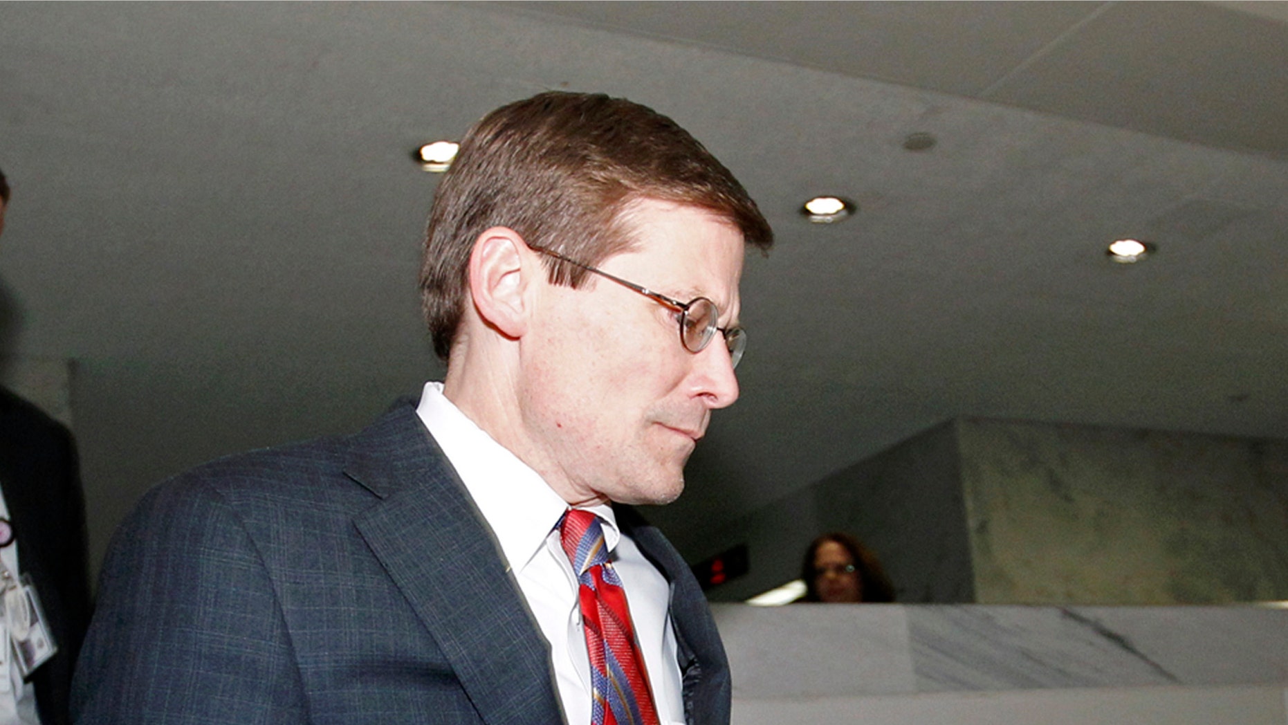 FILE: Nov. 15, 2012: Acting CIA Director Michael Morell leaves a Senate Intelligence Committee meeting on Capitol Hill, in Washington, D.C.
