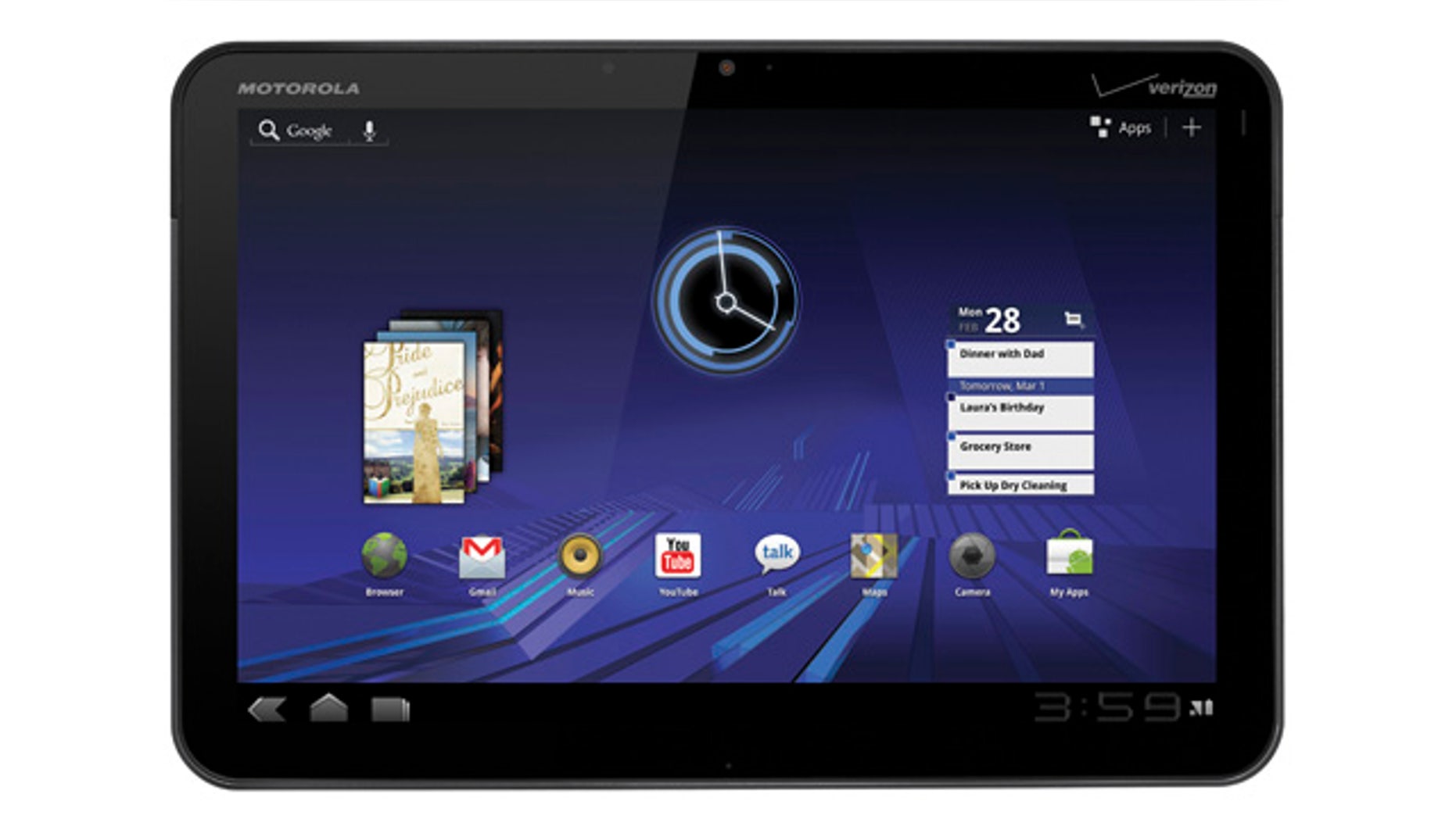 At the 2011 CES, Verizon Wireless and Motorola unveiled the Motorola XOOM, a new tablet that some are calling serious competition for the iPad.