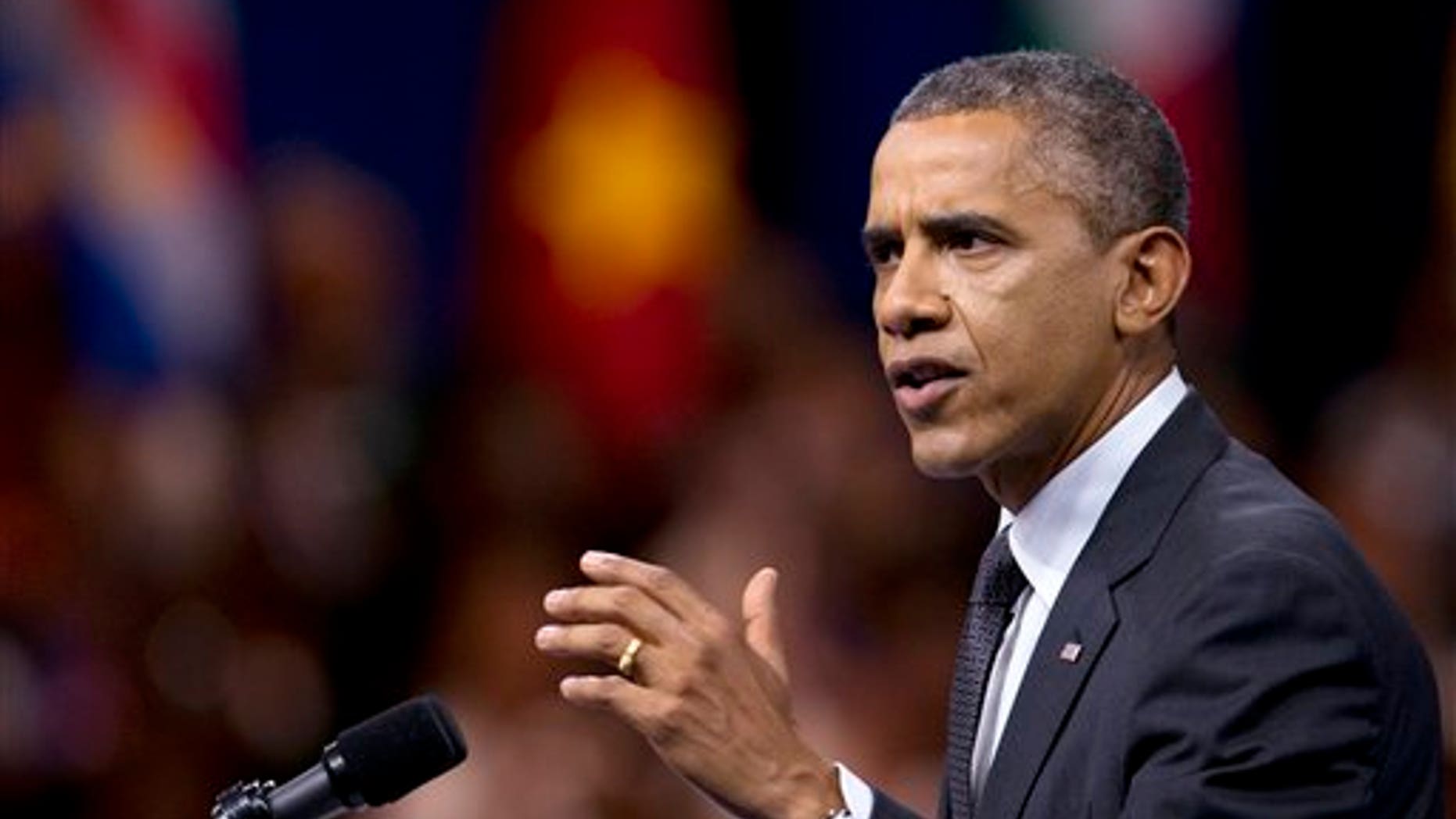 July 28, 2014: President Obama speaks to participants of the Presidential Summit for the Washington Fellowship for Young African Leaders in Washington.