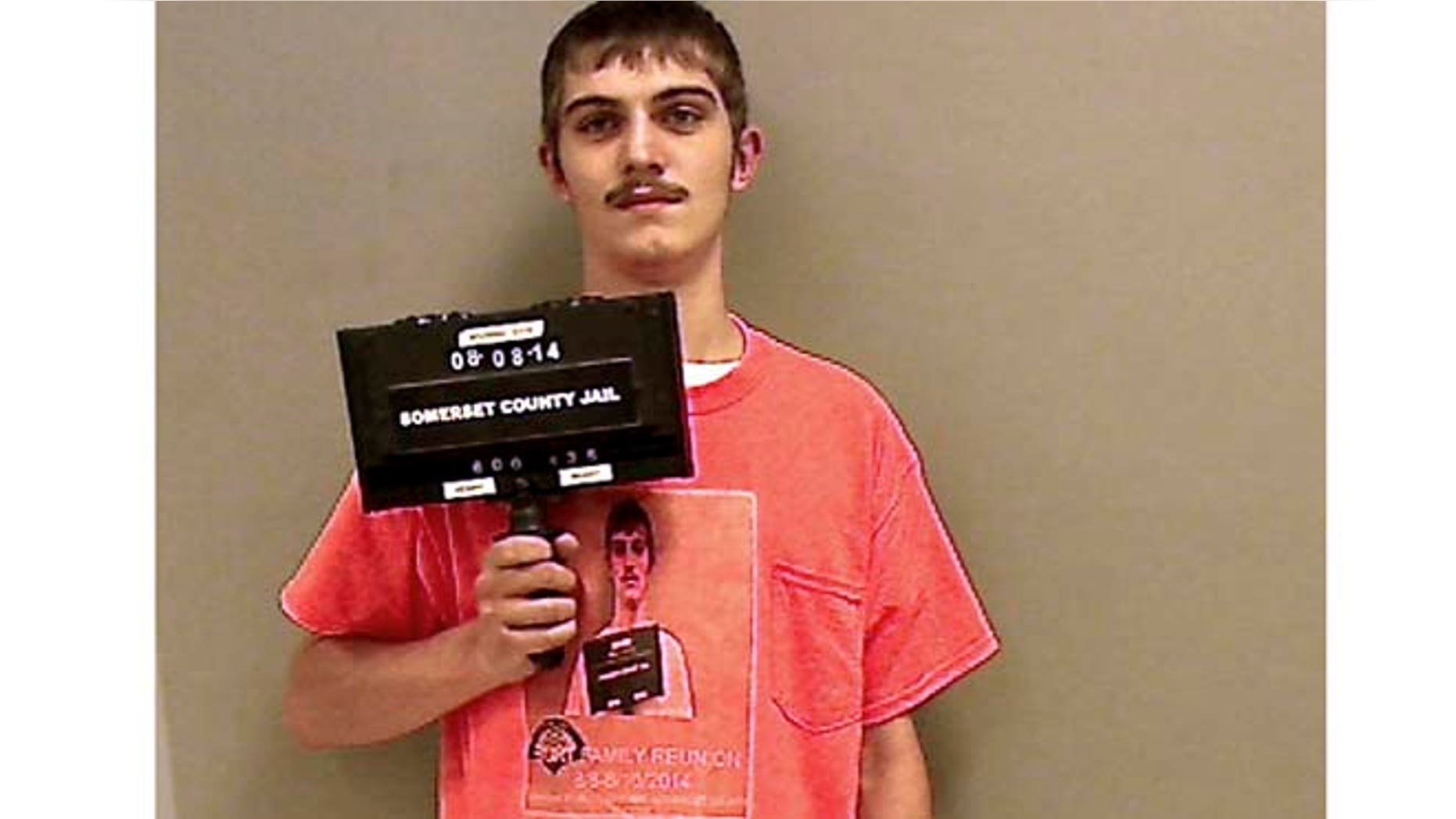 This Aug. 8, 2014 booking photo released by the Somerset County Sheriffs Department shows Robert Burt, of Pittsfield, Maine, as he reported to serve jail time in Madison, Maine, for a June arrest for operating under the influence while driving. (AP/Somerset County Sheriffs Department)
