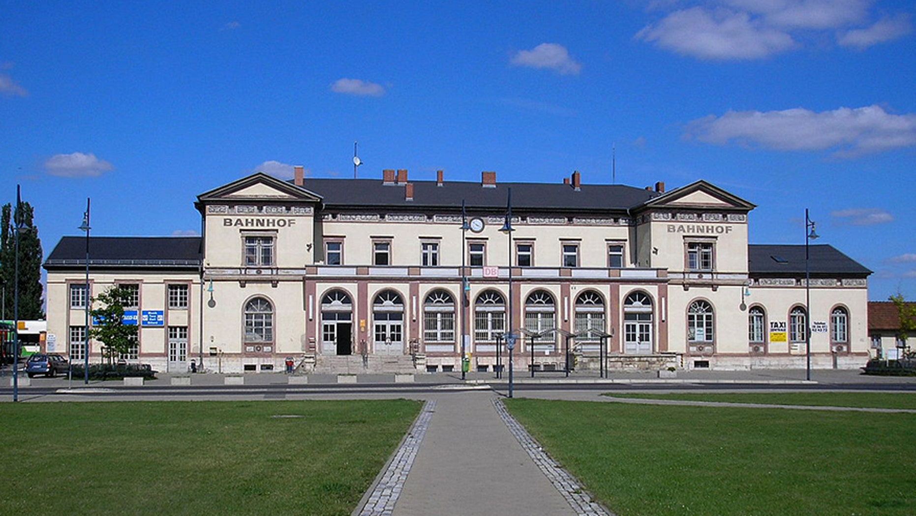 The woman said three men lured her to the Muhlhausen train station in Germany and repeatedly raped her last August.