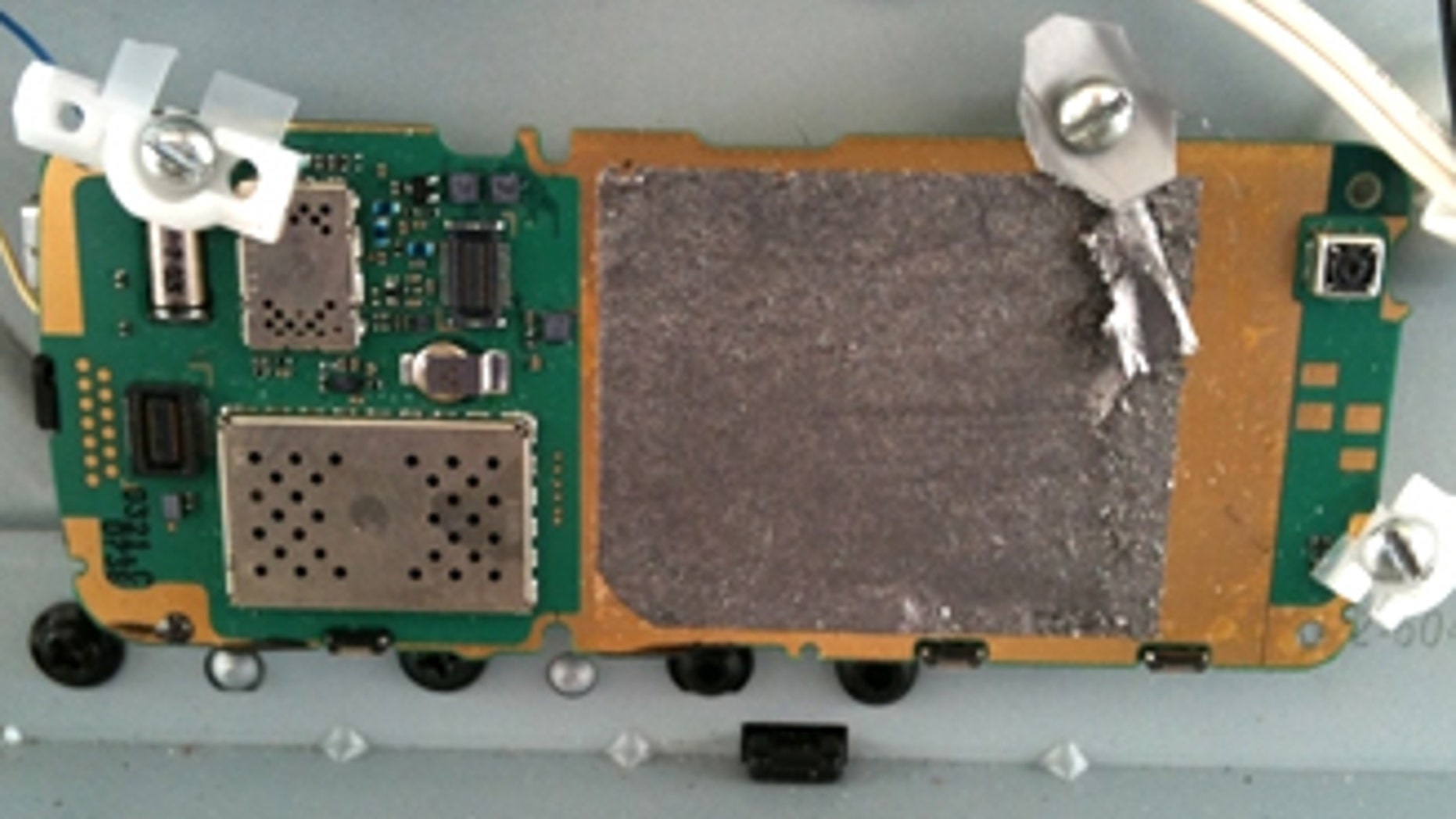 A circuit board within one of two mail bombs intercepted last week on its way from Yemen to the U.S. (Fox News).
